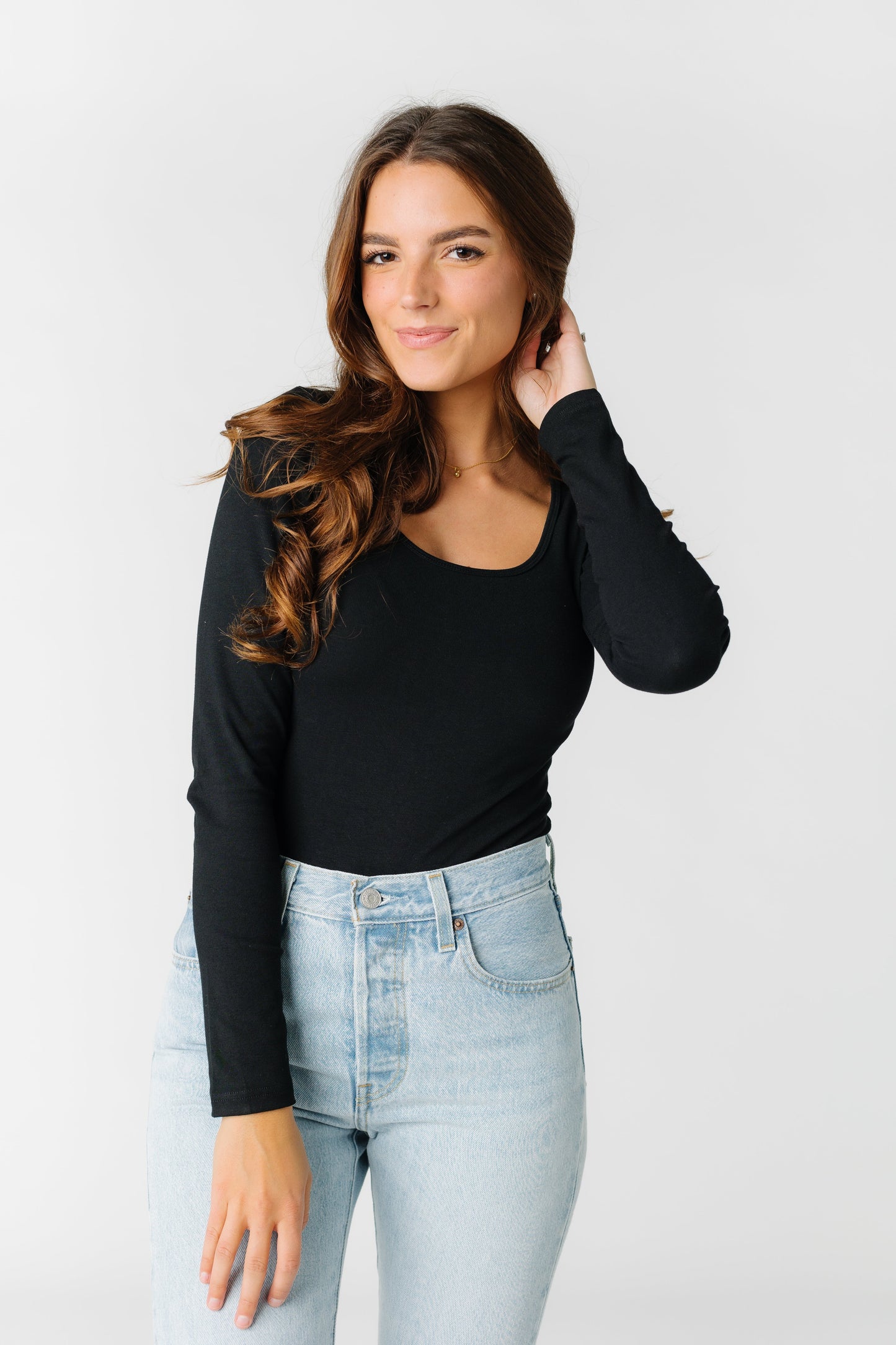 Solid Jersey Crop Top WOMEN'S TOP Grade & Gather