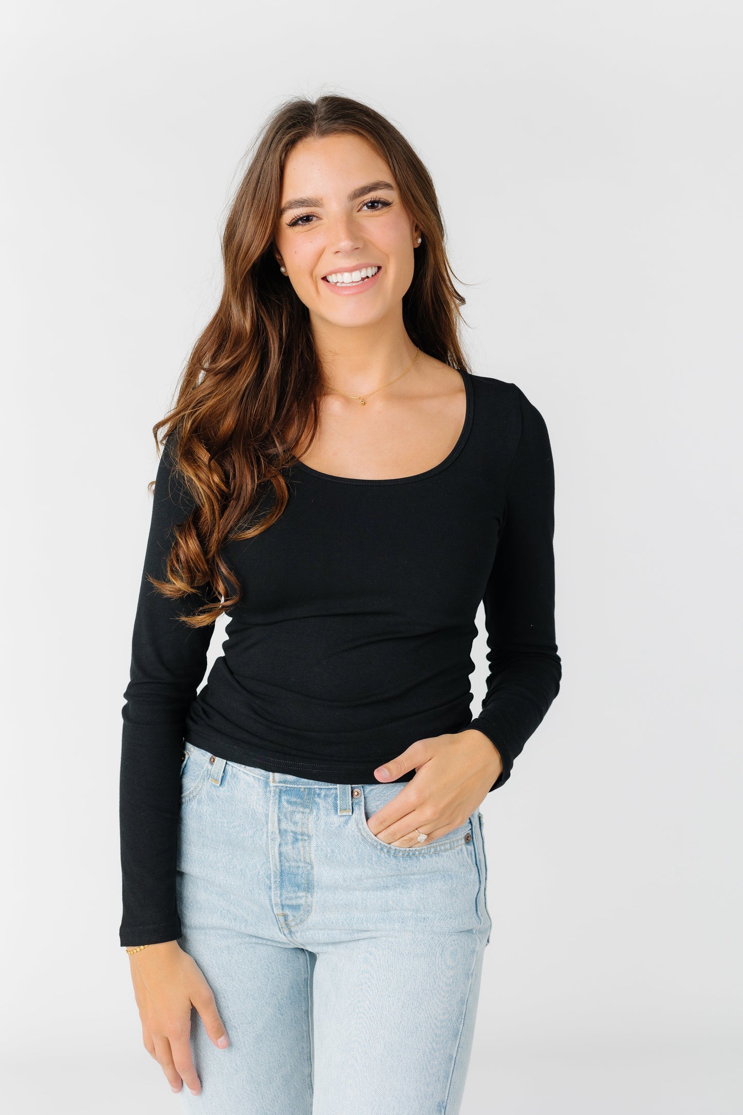 Solid Jersey Crop Top WOMEN'S TOP Grade & Gather