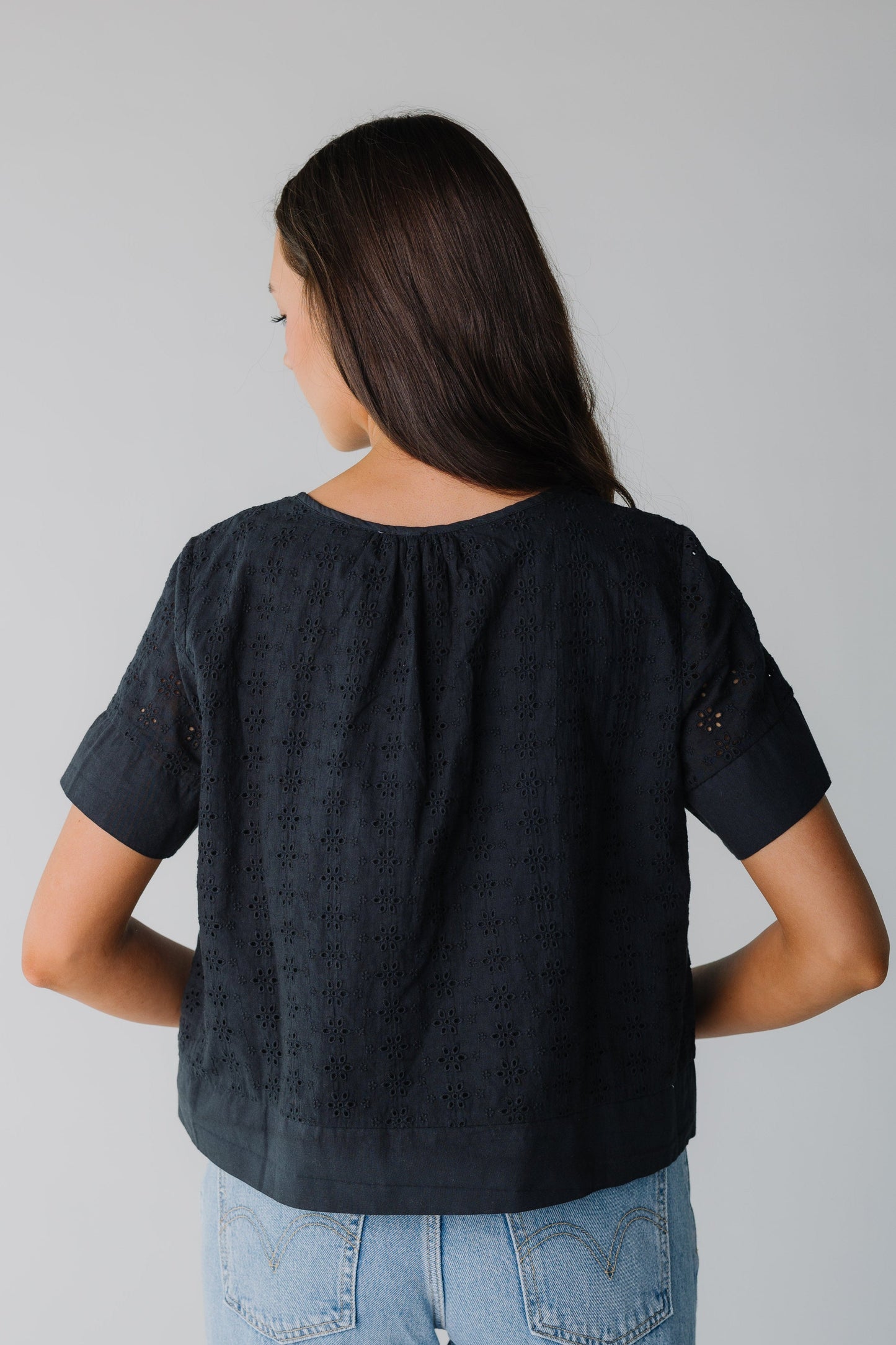 Forever Eyelet Top WOMEN'S TOP In February