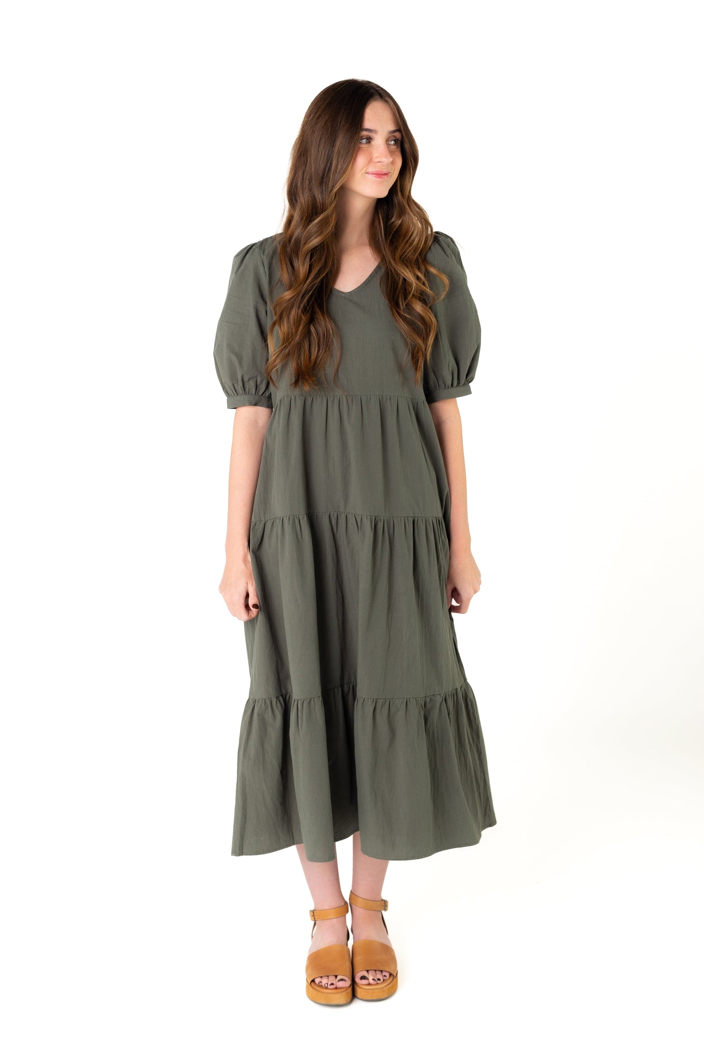 Brass & Roe Jayden V-Neck Dress WOMEN'S DRESS brass & roe