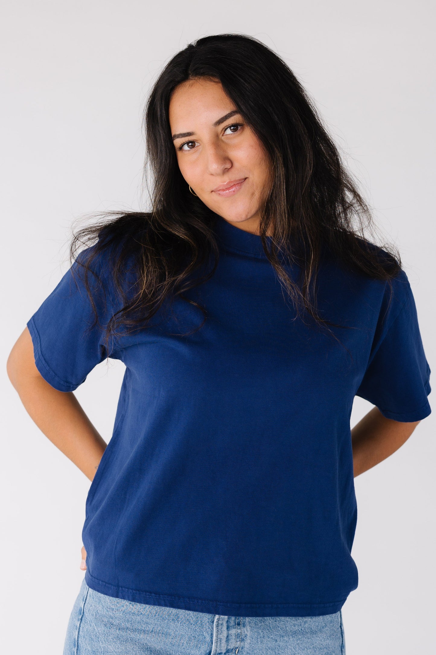 My Everyday Tee WOMEN'S T-SHIRT The Blank Lab New York Navy S