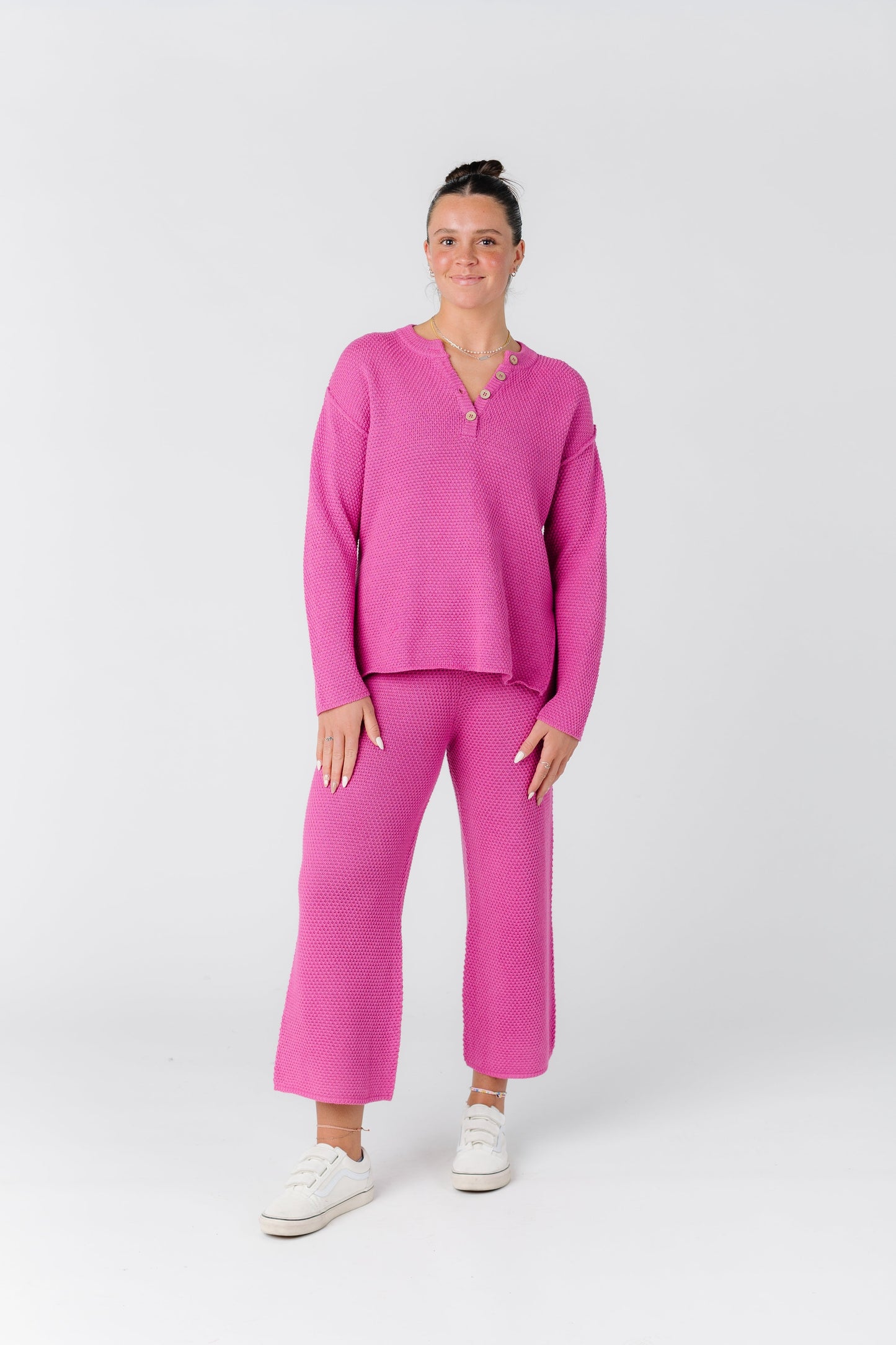 The Emmy Sweater Set Women's Set Wishlist Magenta L