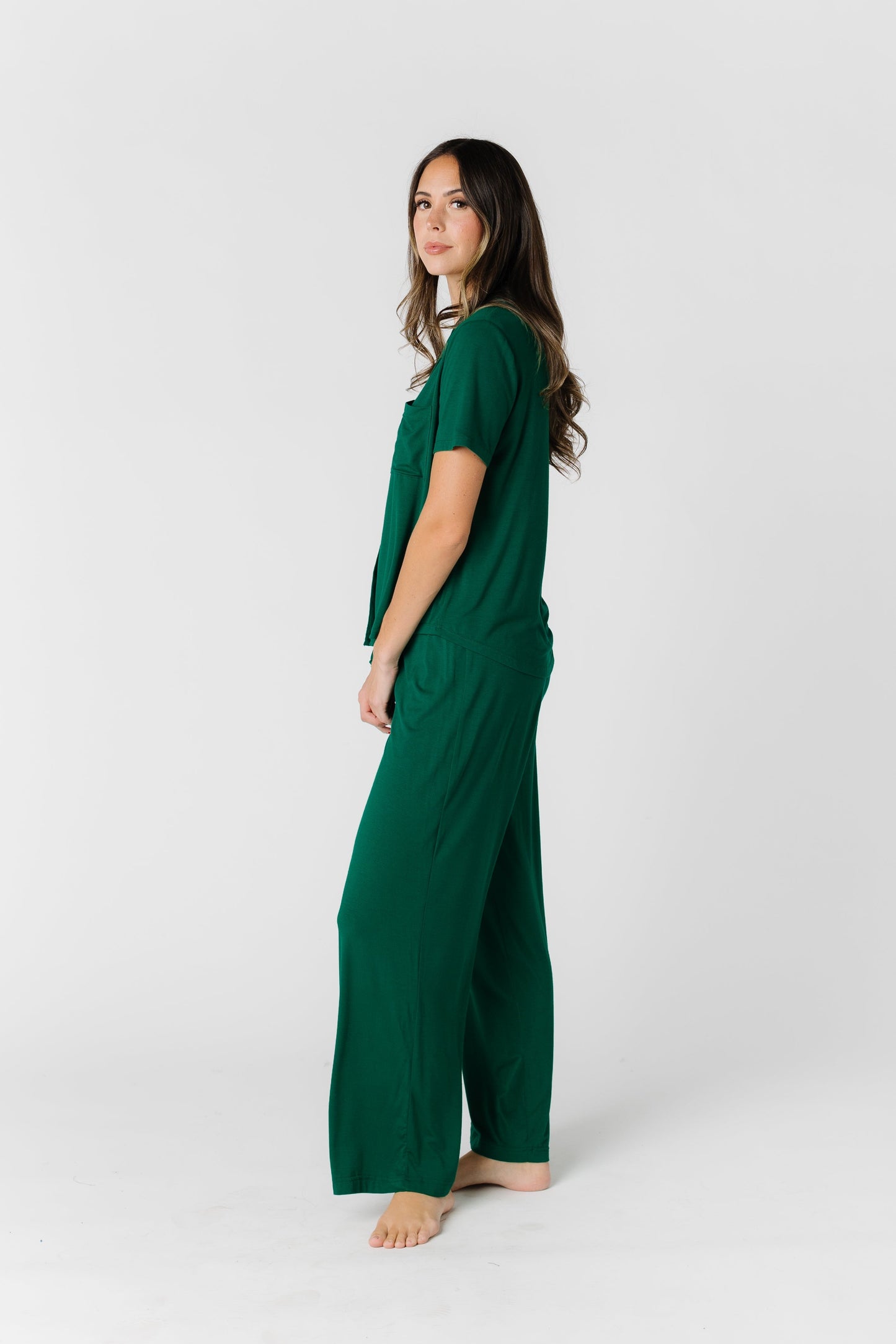 Wide Leg Pajama Set WOMEN'S PAJAMAS brass & roe 