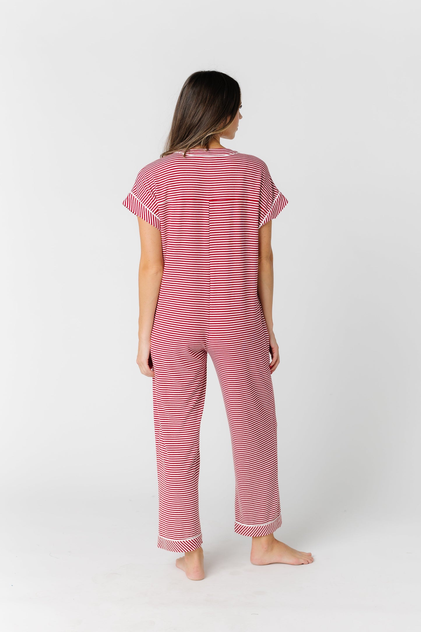 Striped Onesie Pajama - Petite WOMEN'S PAJAMAS brass & roe