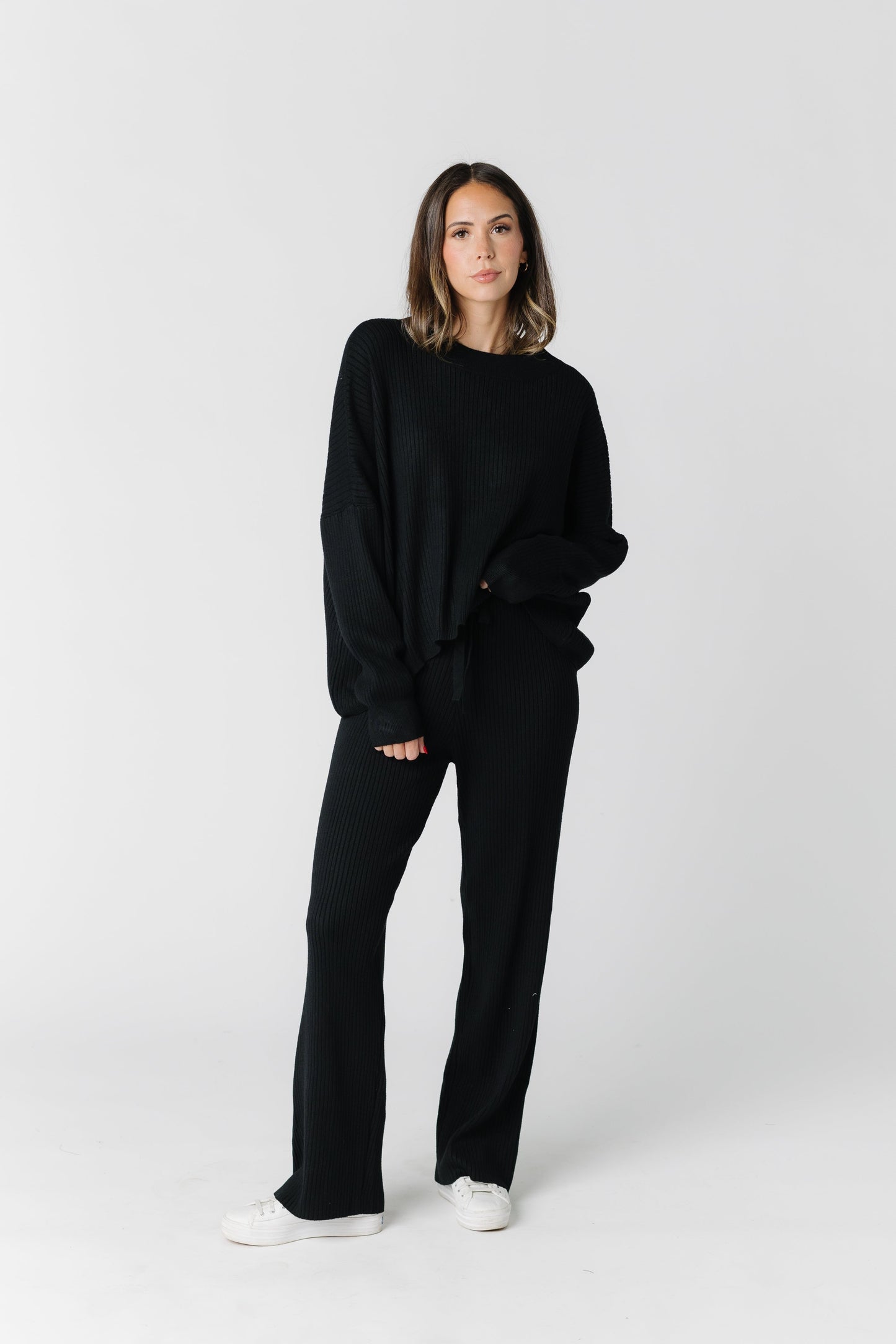 Sofie Sweater Set Sweater Set Tea N Rose Black L
