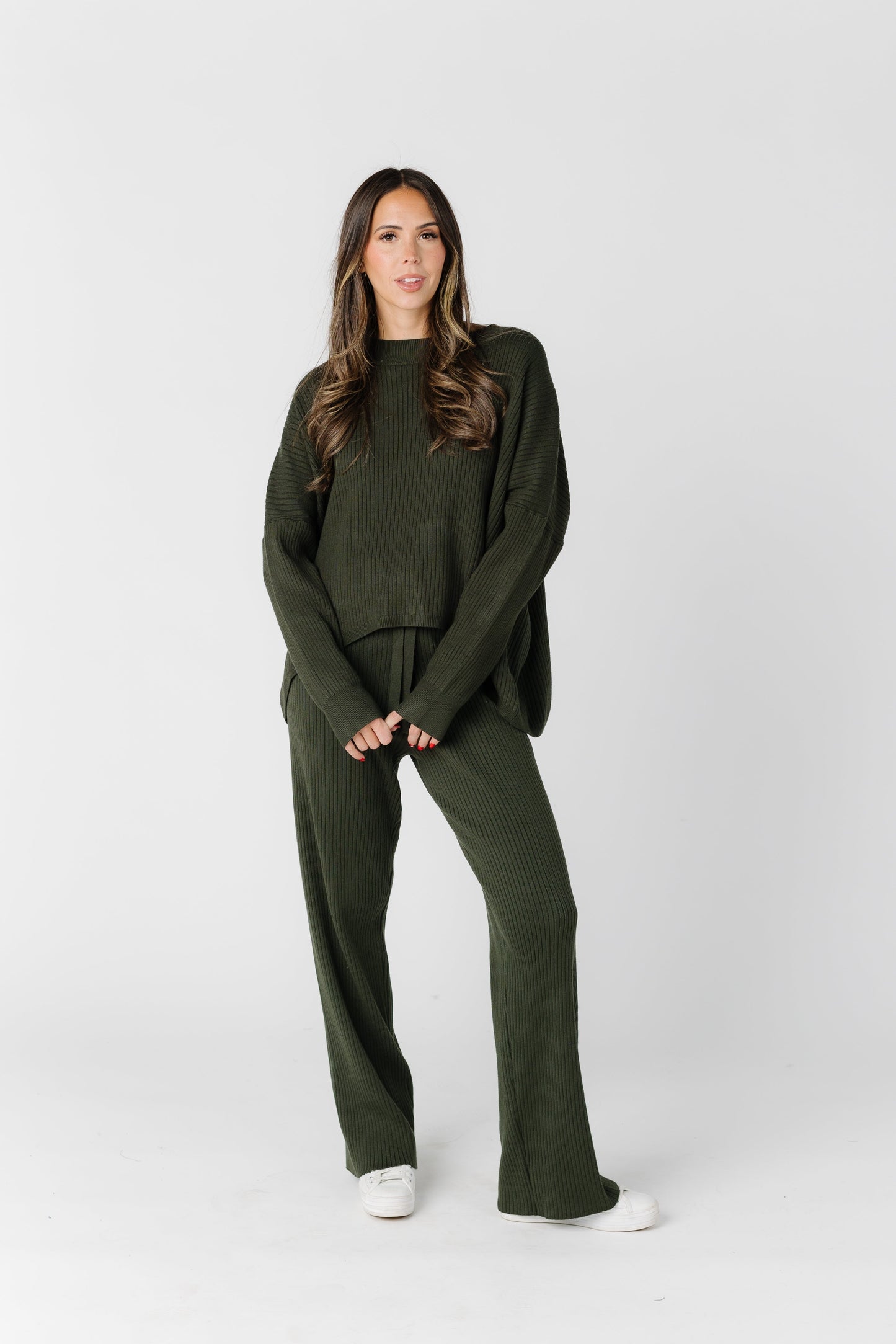Sofie Sweater Set Sweater Set Tea N Rose Dark Green L