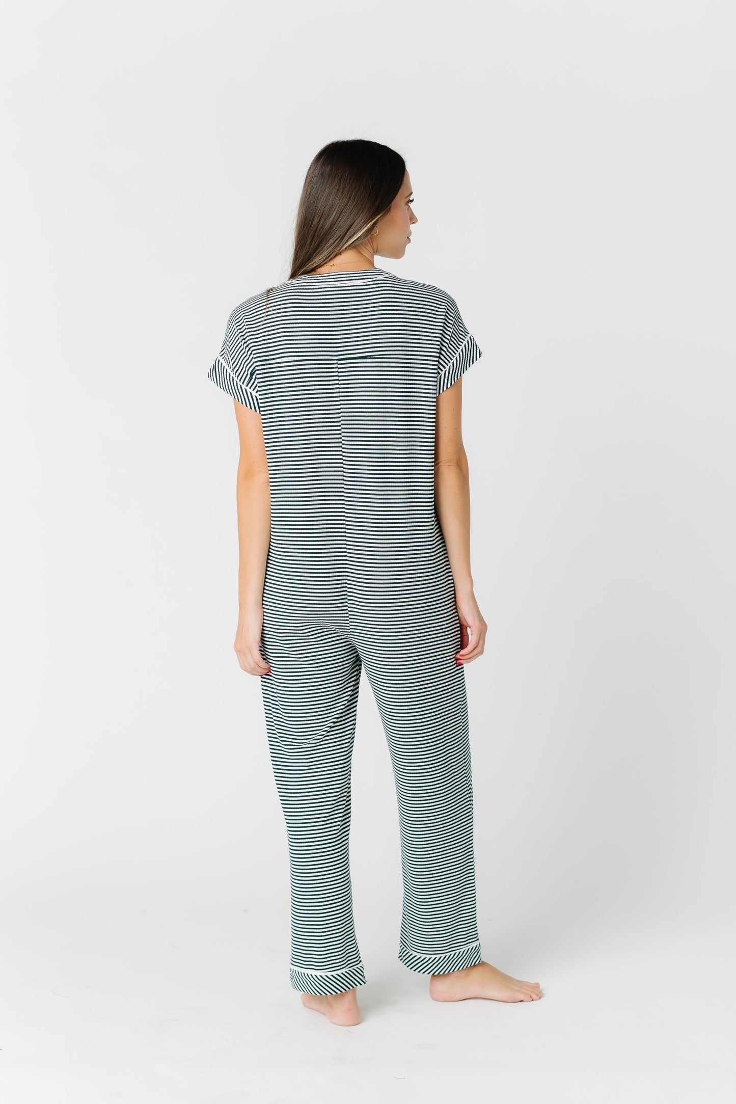 Striped Onesie Pajama - Petite WOMEN'S PAJAMAS brass & roe