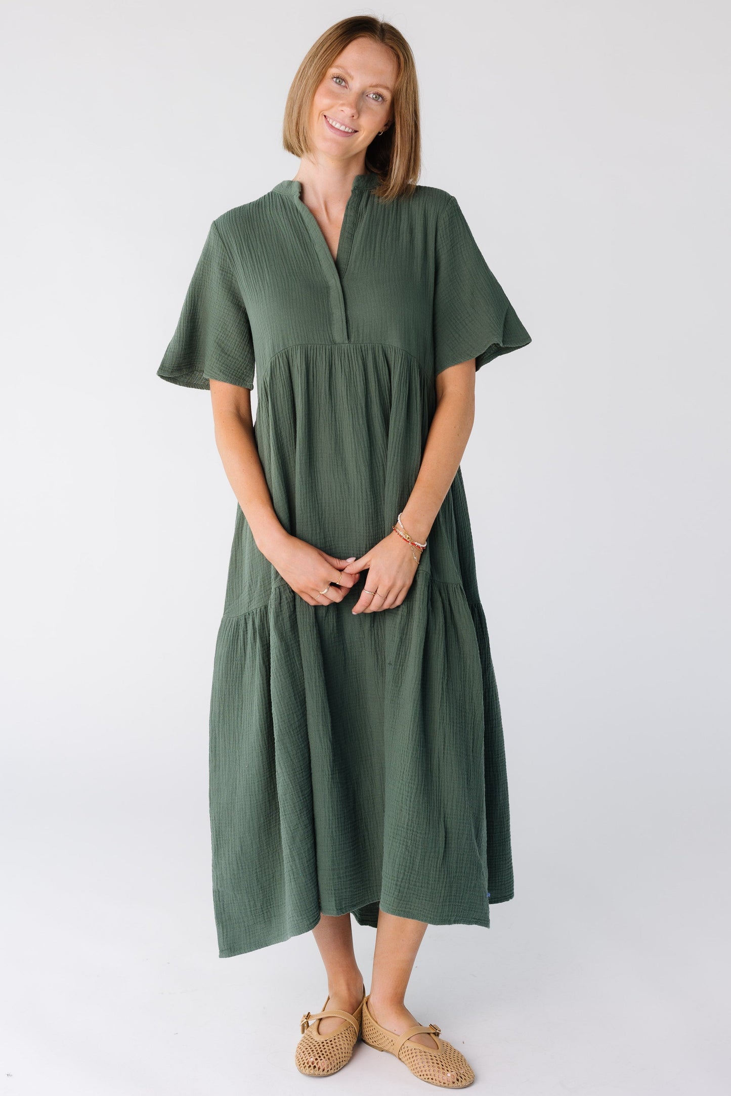 Brass & Roe The Pondering Gauze Dress WOMEN'S DRESS brass & roe
