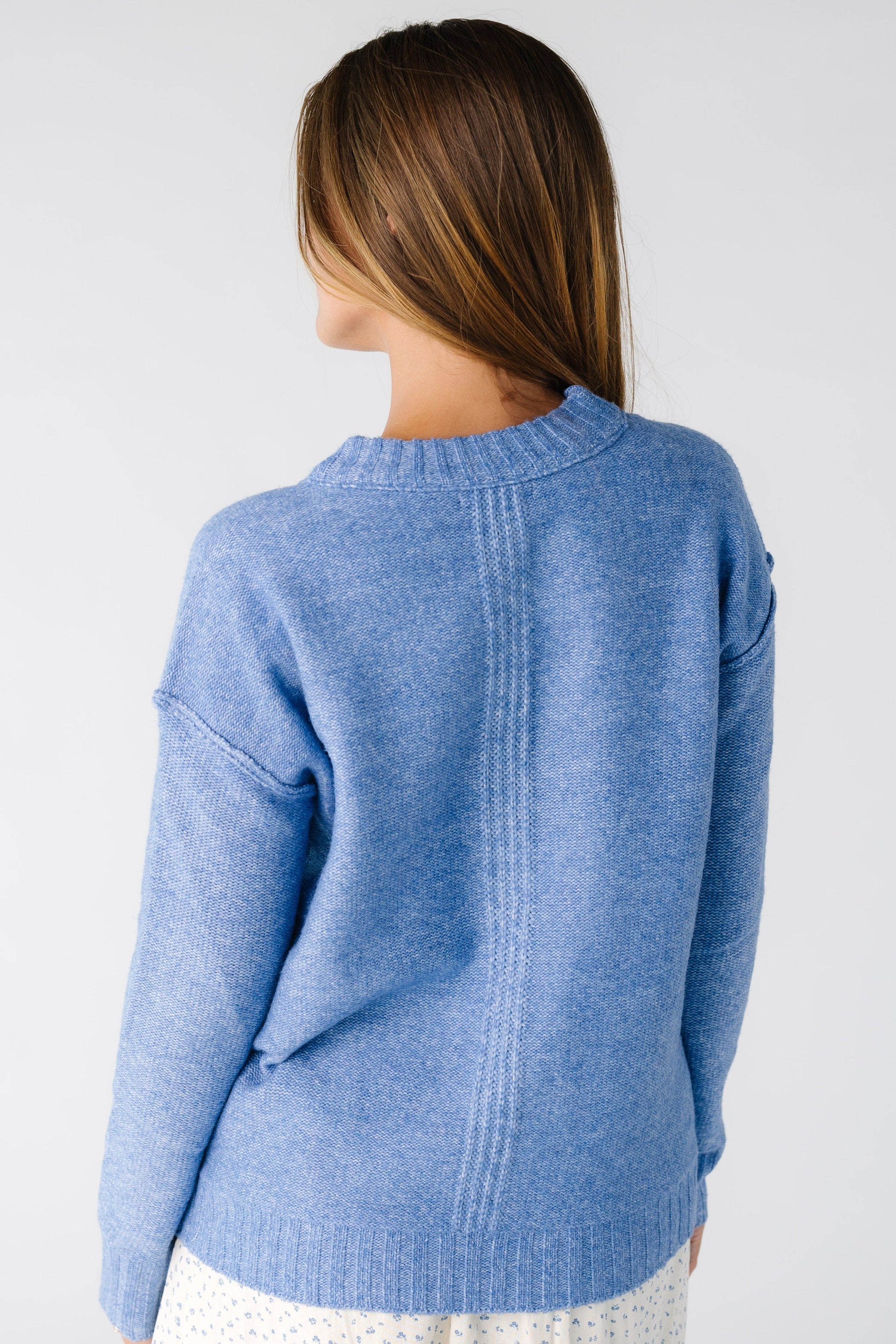 Crew Neck Pullover Sweater WOMEN'S SWEATERS staccato