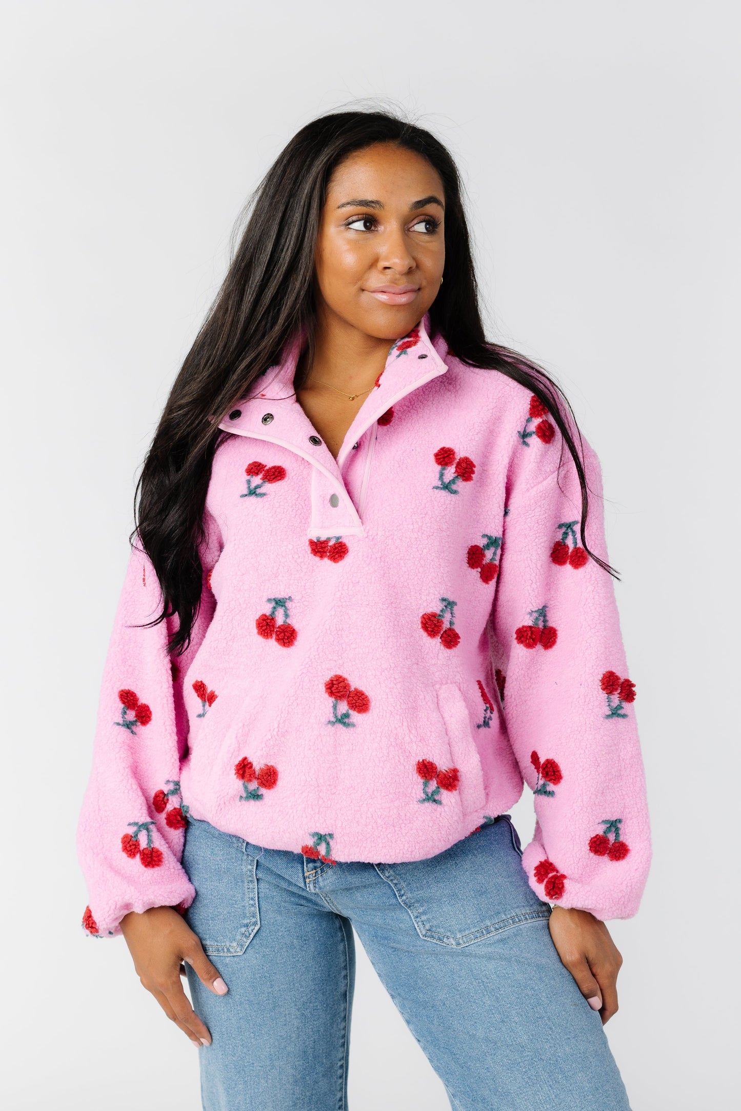 Cherry Sherpa Jacket WOMEN'S JACKETS Very J
