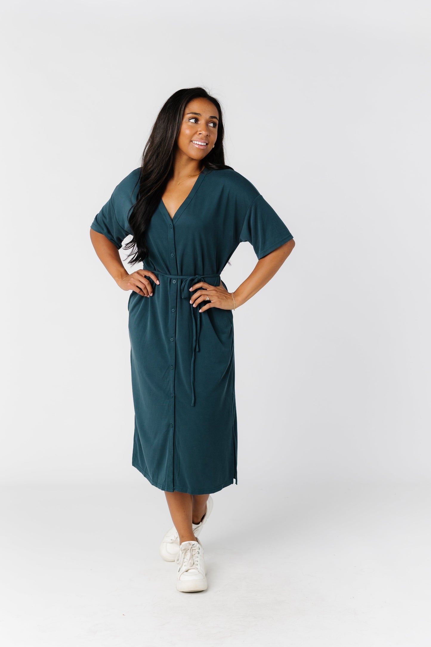 Button Down Dress WOMEN'S DRESS Things Between