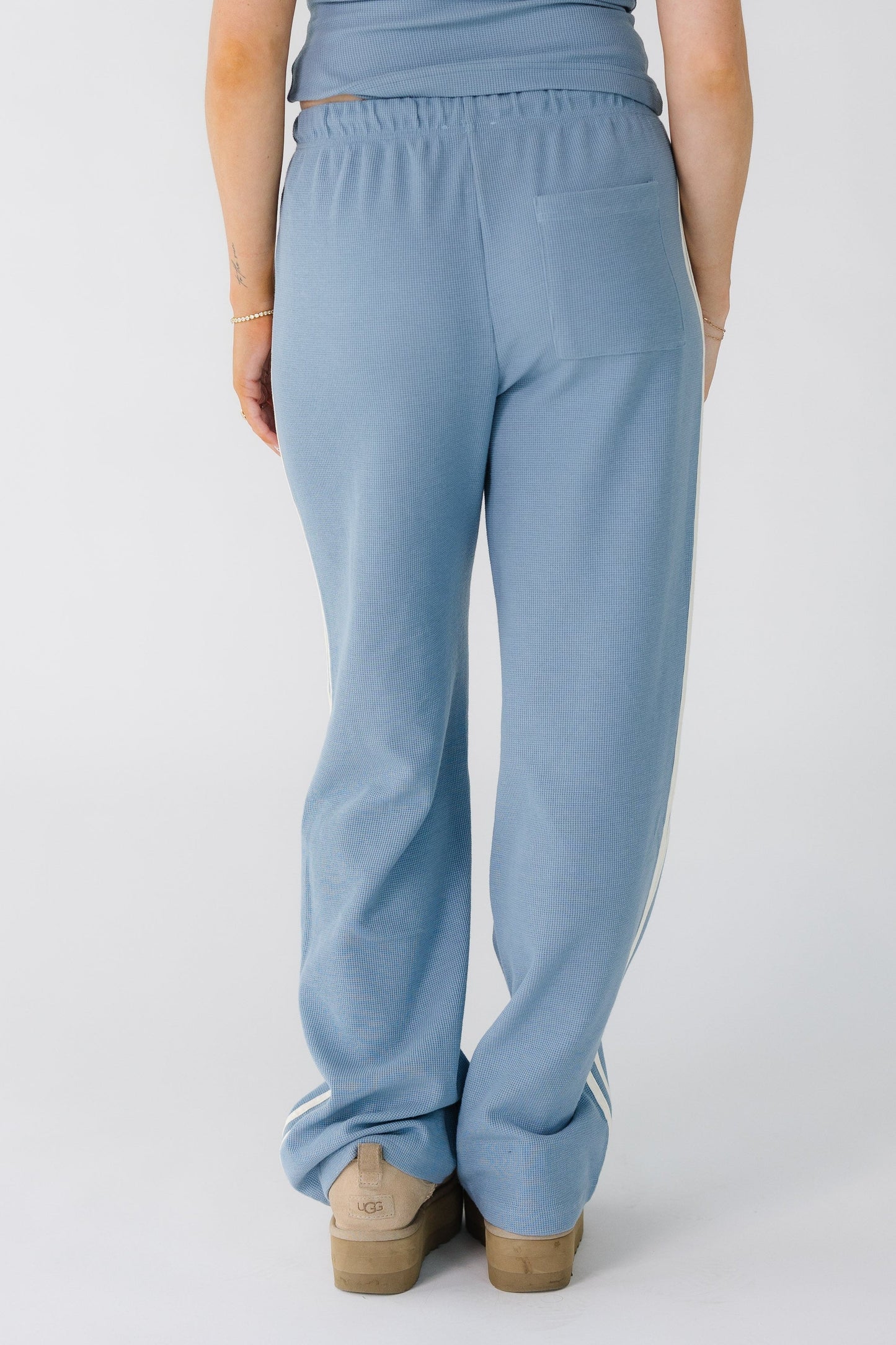 Waffle Stripe Pant Women's Lounge Bottom Mod Ref