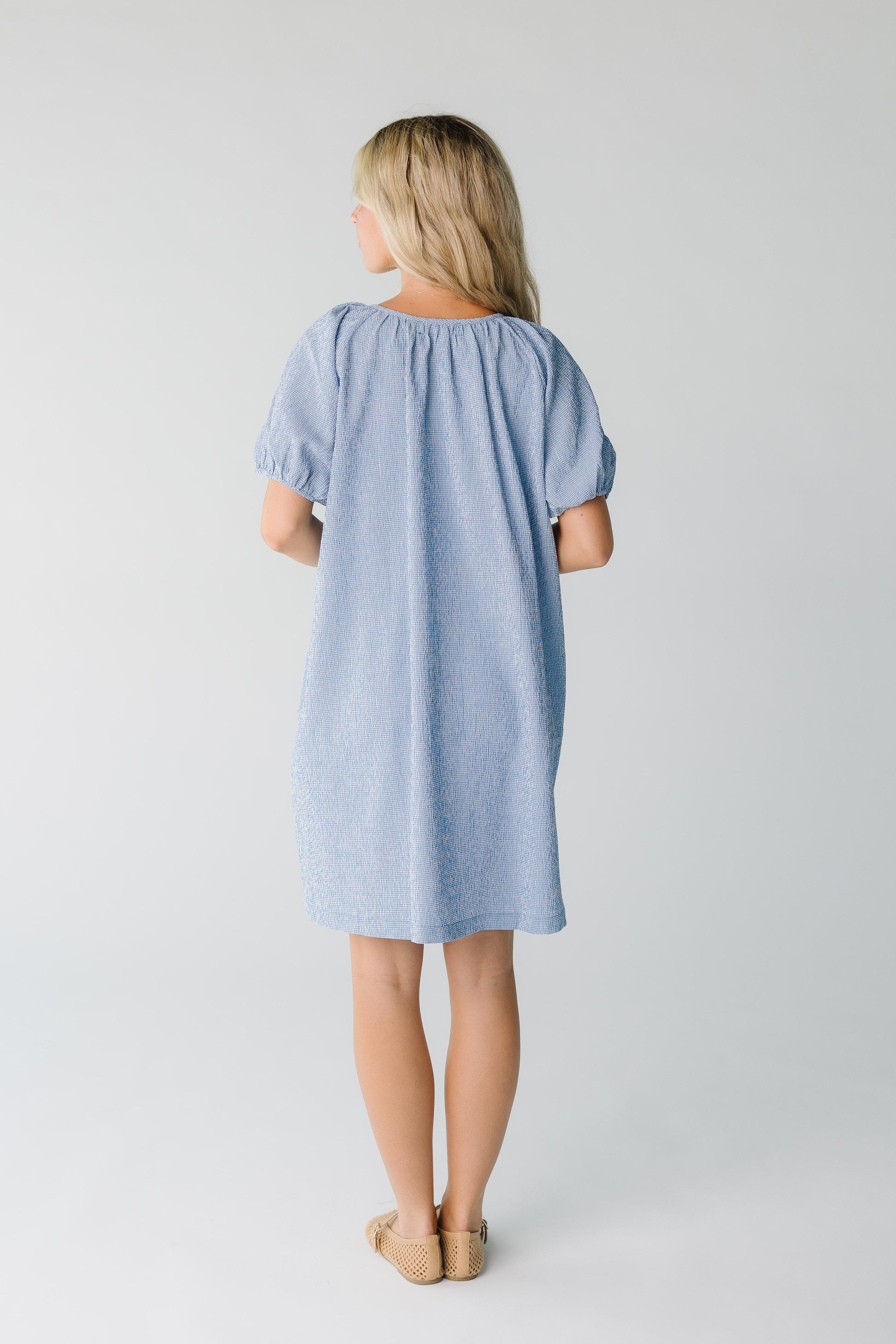 Brass & Roe Bree Textured Knee Dress WOMEN'S DRESS brass & roe