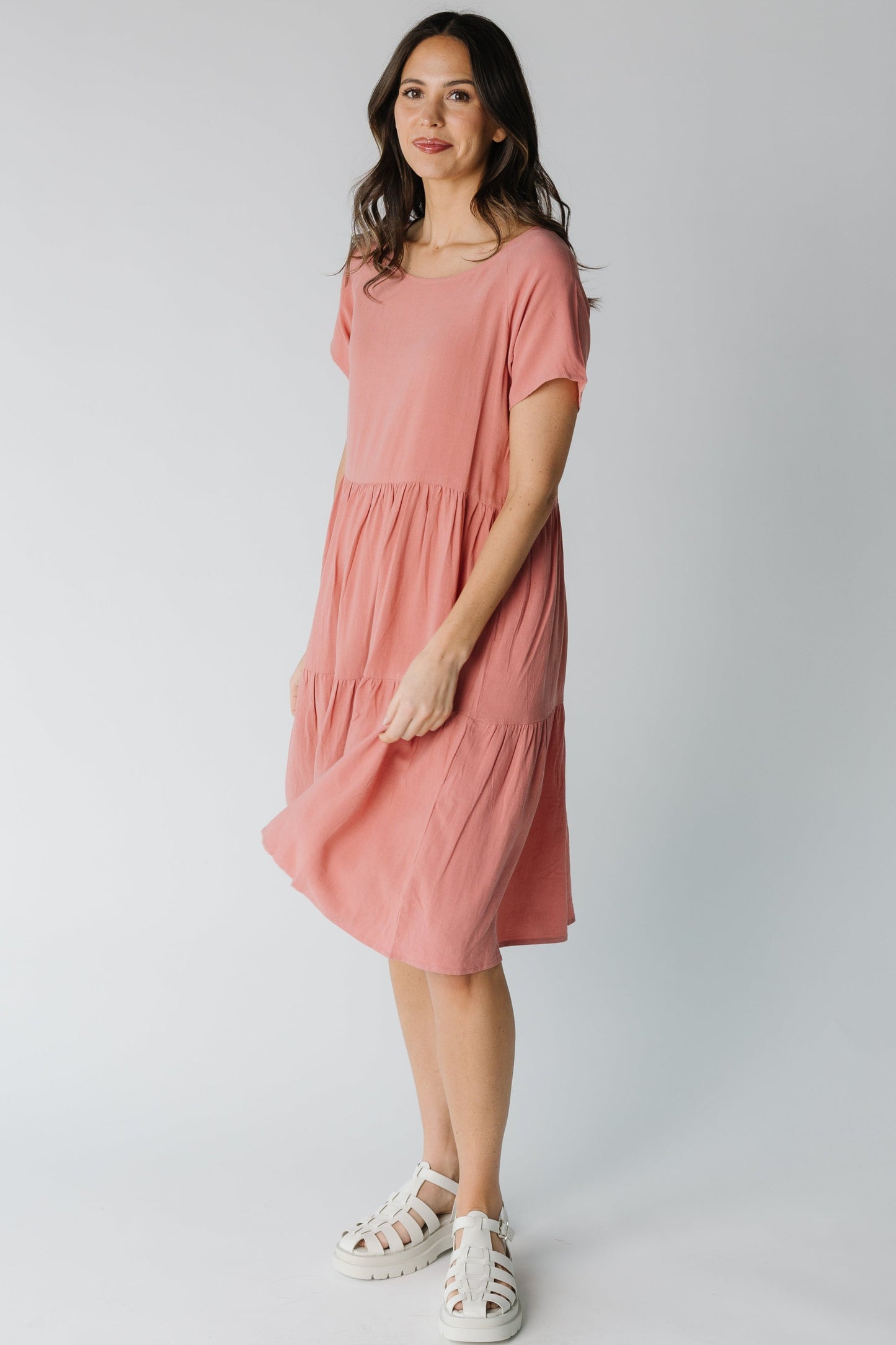 Brass & Roe The Cici Knee Dress WOMEN'S DRESS brass & roe Fuschia XS