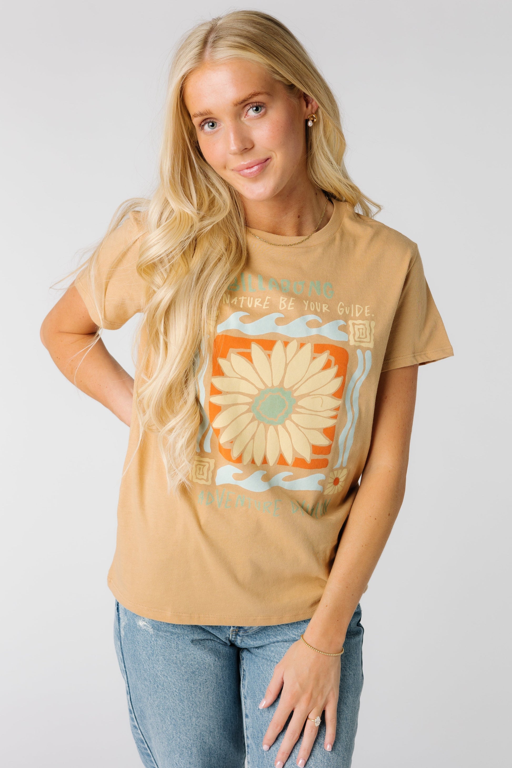 Billabong A/Div T-Shirt - Rust WOMEN'S T-SHIRT Billabong TKD0 XS/6