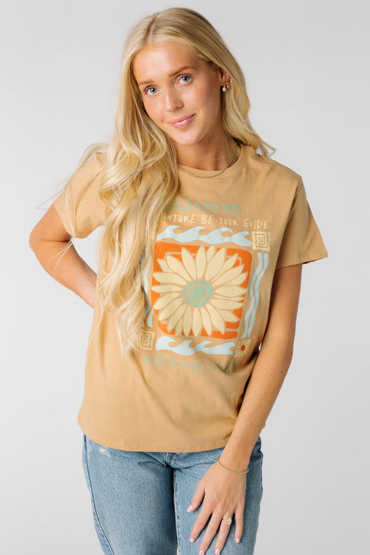 Billabong A/Div T-Shirt - Rust WOMEN'S T-SHIRT Billabong TKD0 XS/6