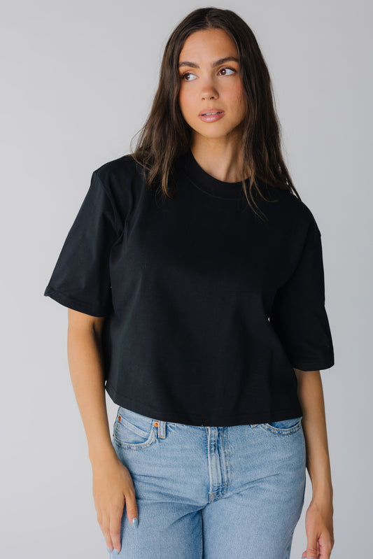 The Daphne Top for women in black
