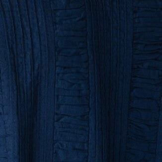 Navy gathered swatch