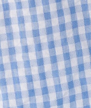Brass & Roe Gingham Collared Top WOMEN'S TOP brass & roe