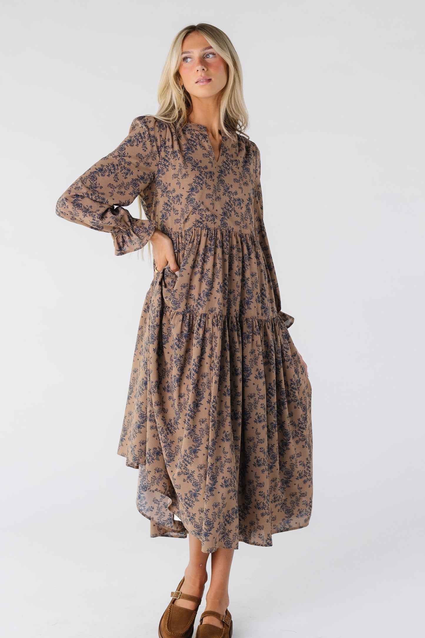 Brass & Roe Roxi Dress for women in brown