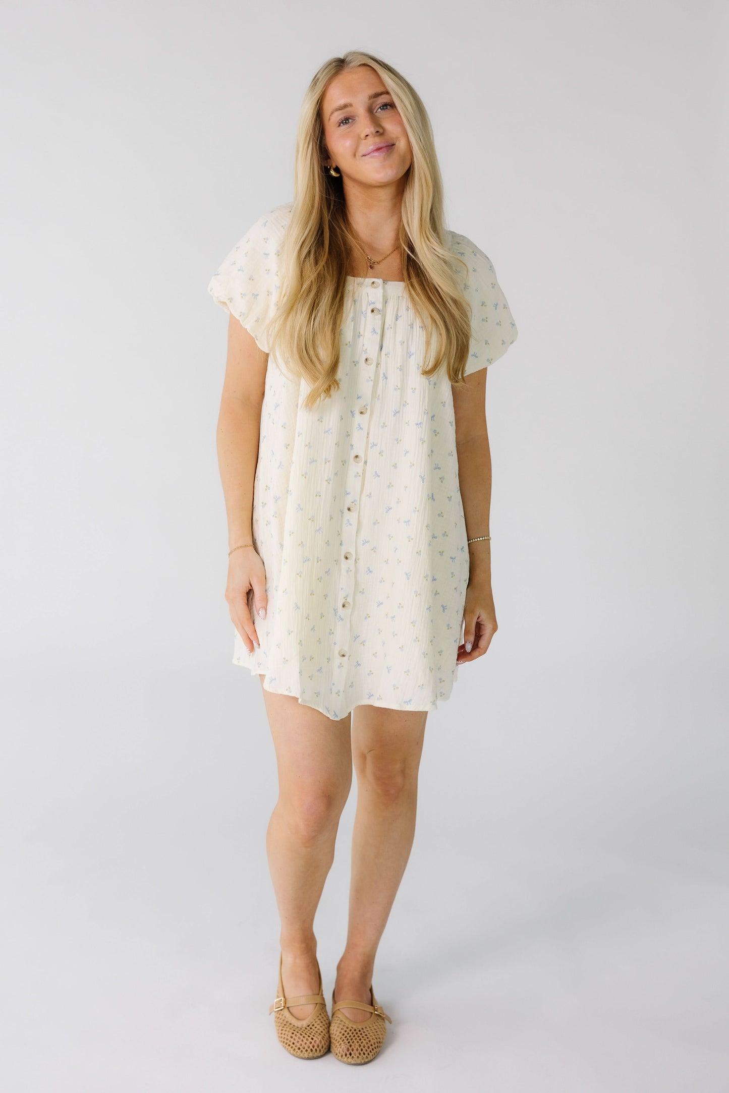 Brass & Roe Ellie Print Knee Dress WOMEN'S DRESS brass & roe