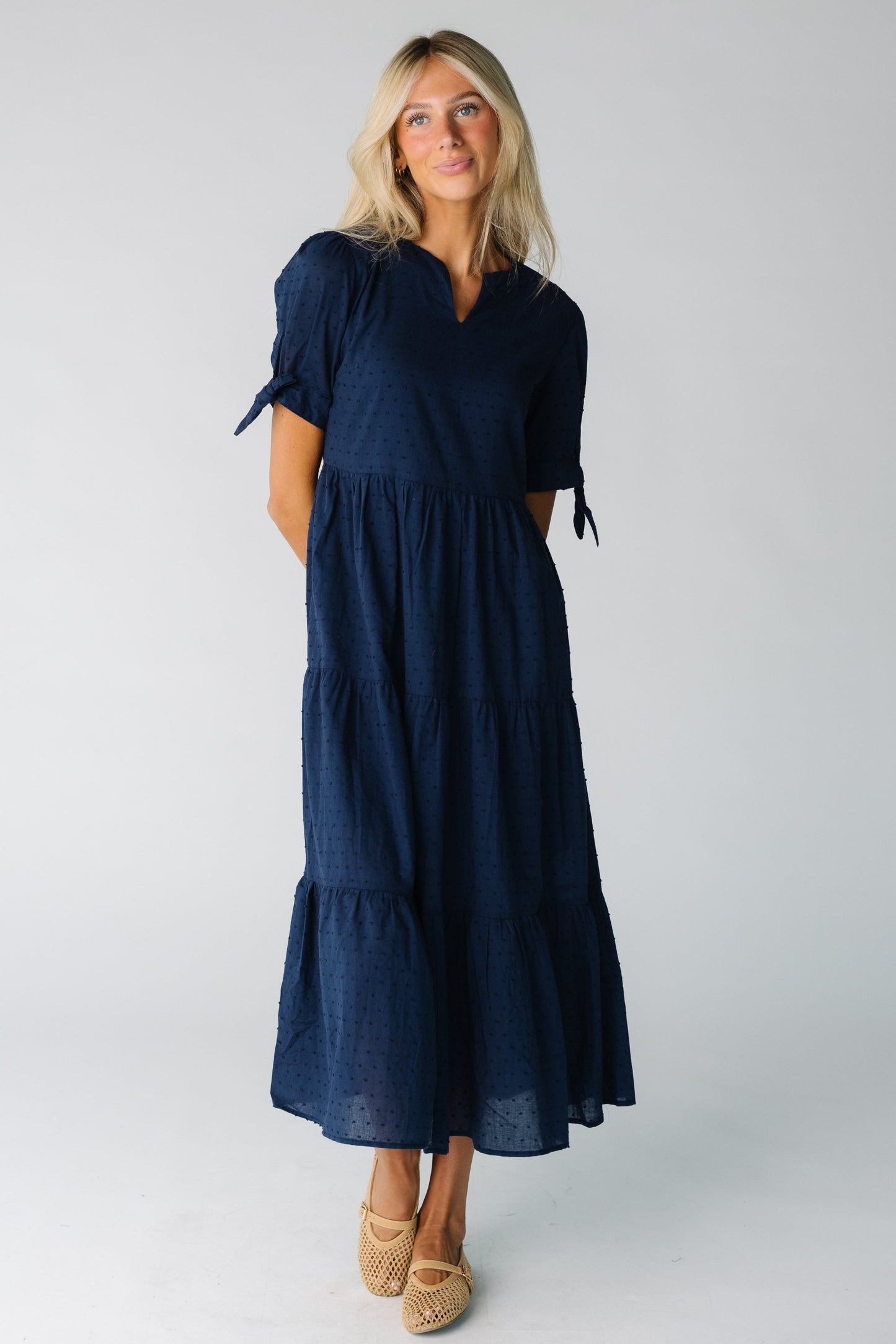 Brass & Roe Claire Tie-Sleeve Dress WOMEN'S DRESS brass & roe