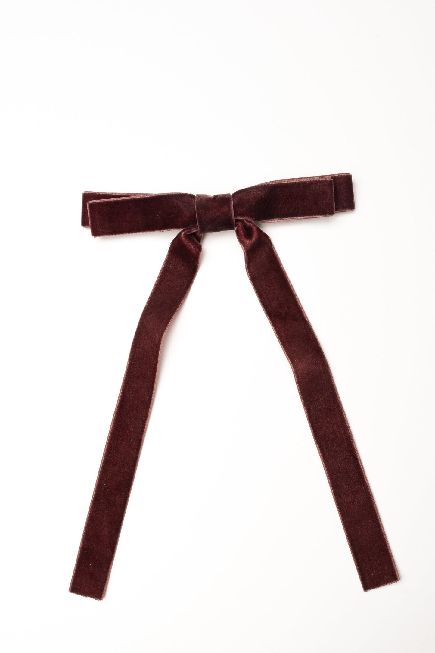 Velvet Hair Bow WOMEN'S HAIR ACCESSORY Cove Accessories Maroon 6" wide x 8" long