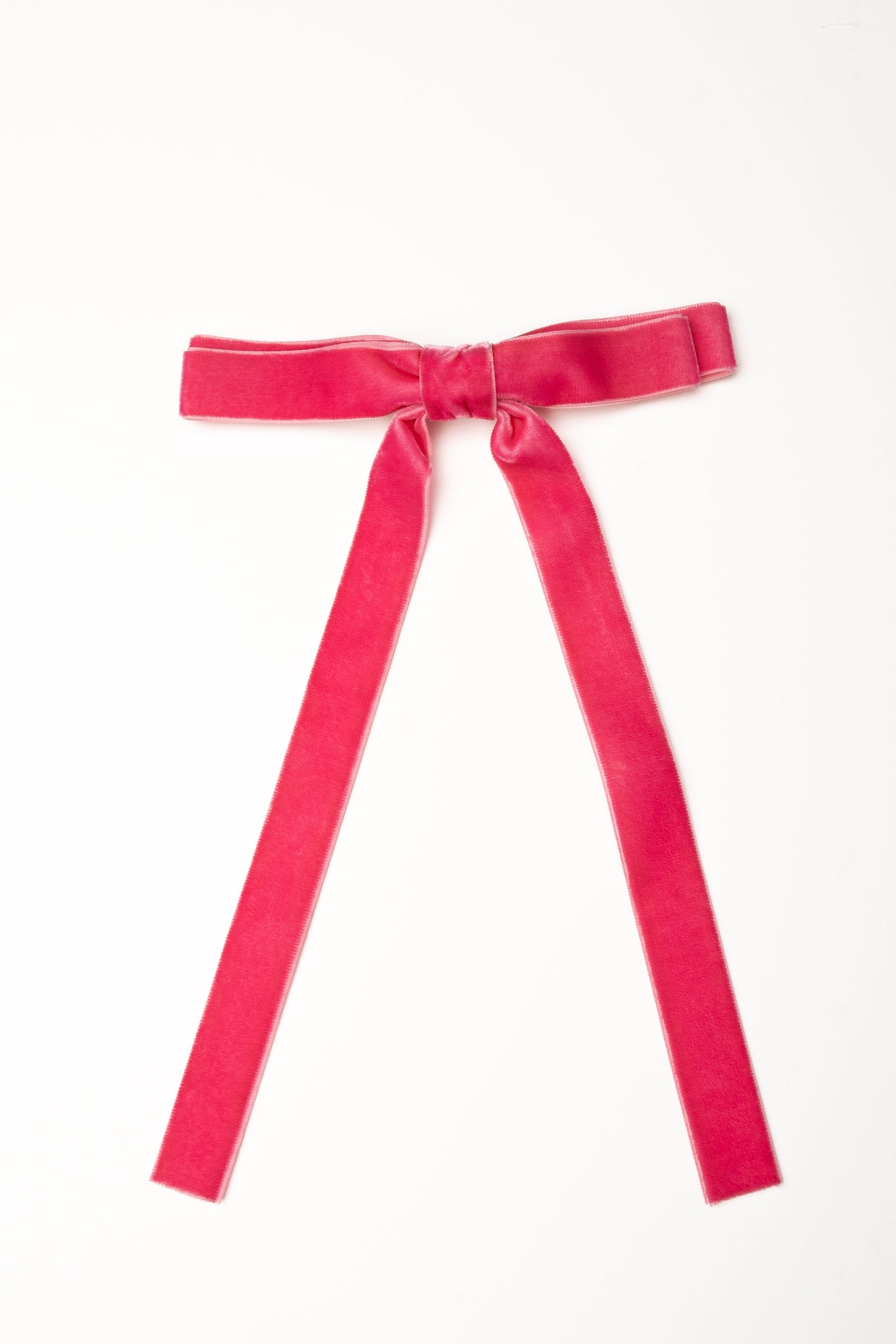Velvet Hair Bow WOMEN'S HAIR ACCESSORY Cove Accessories Hot Pink 6" wide x 8" long