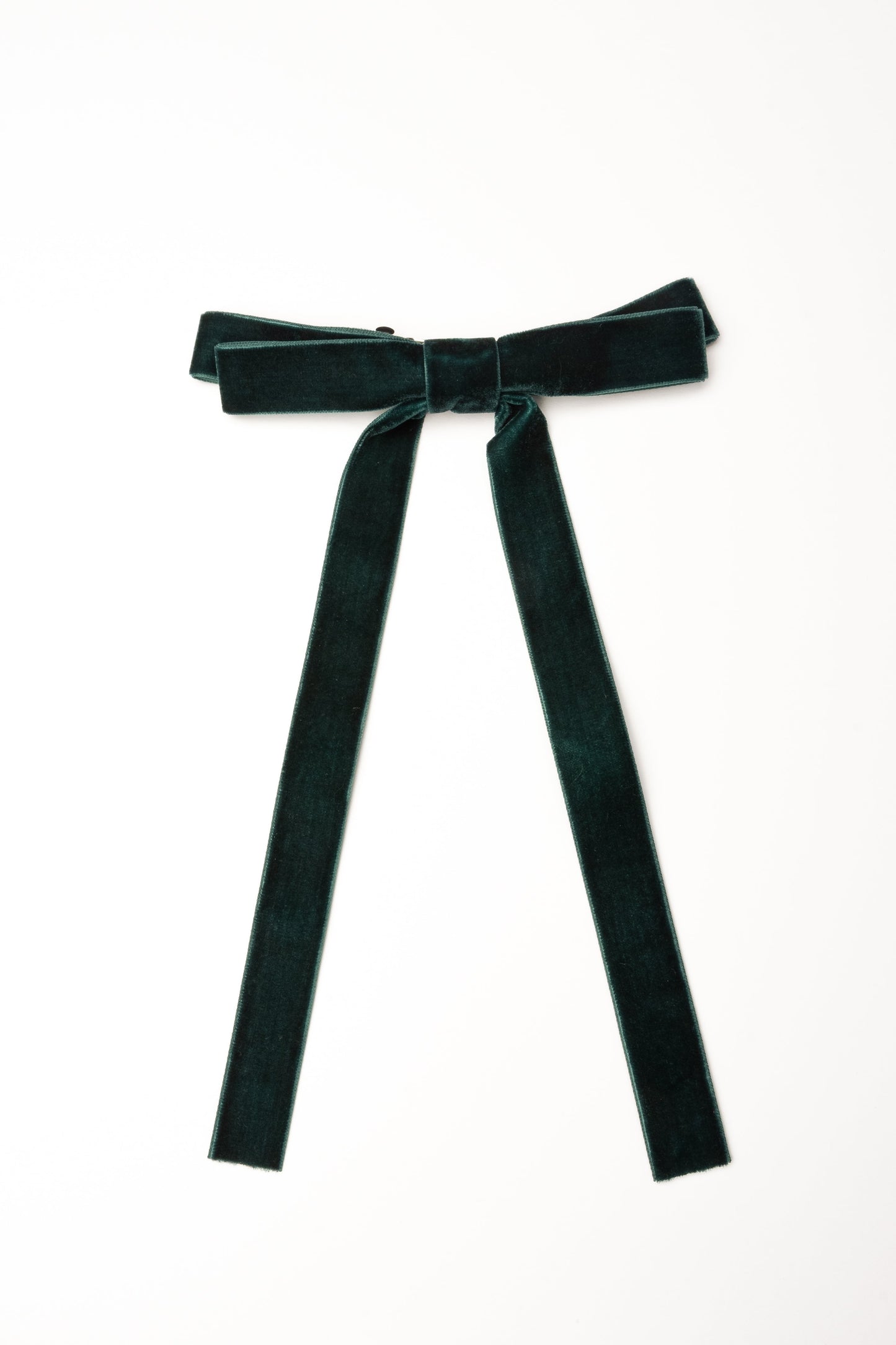 Velvet Hair Bow WOMEN'S HAIR ACCESSORY Cove Accessories Black 6" wide x 8" long