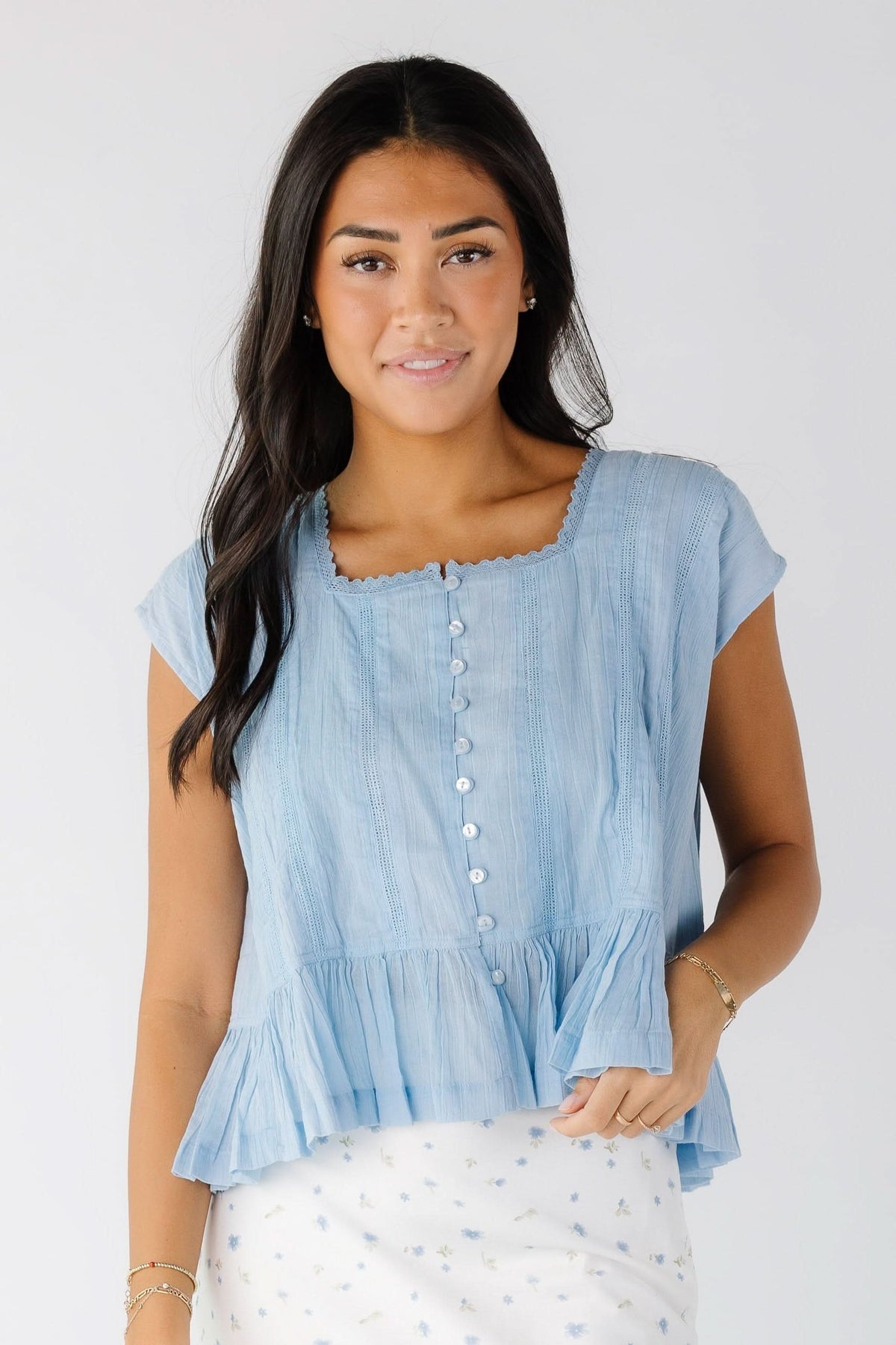 Citrus Napa Top WOMEN'S TOP Citrus Blue XS