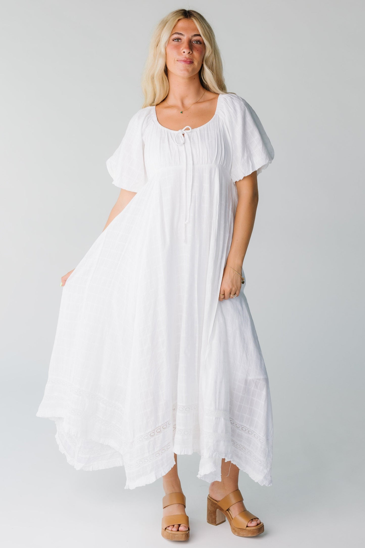 Citrus The Lyon Midi/Maxi Dress - Summer Solids WOMEN'S DRESS Citrus White XS