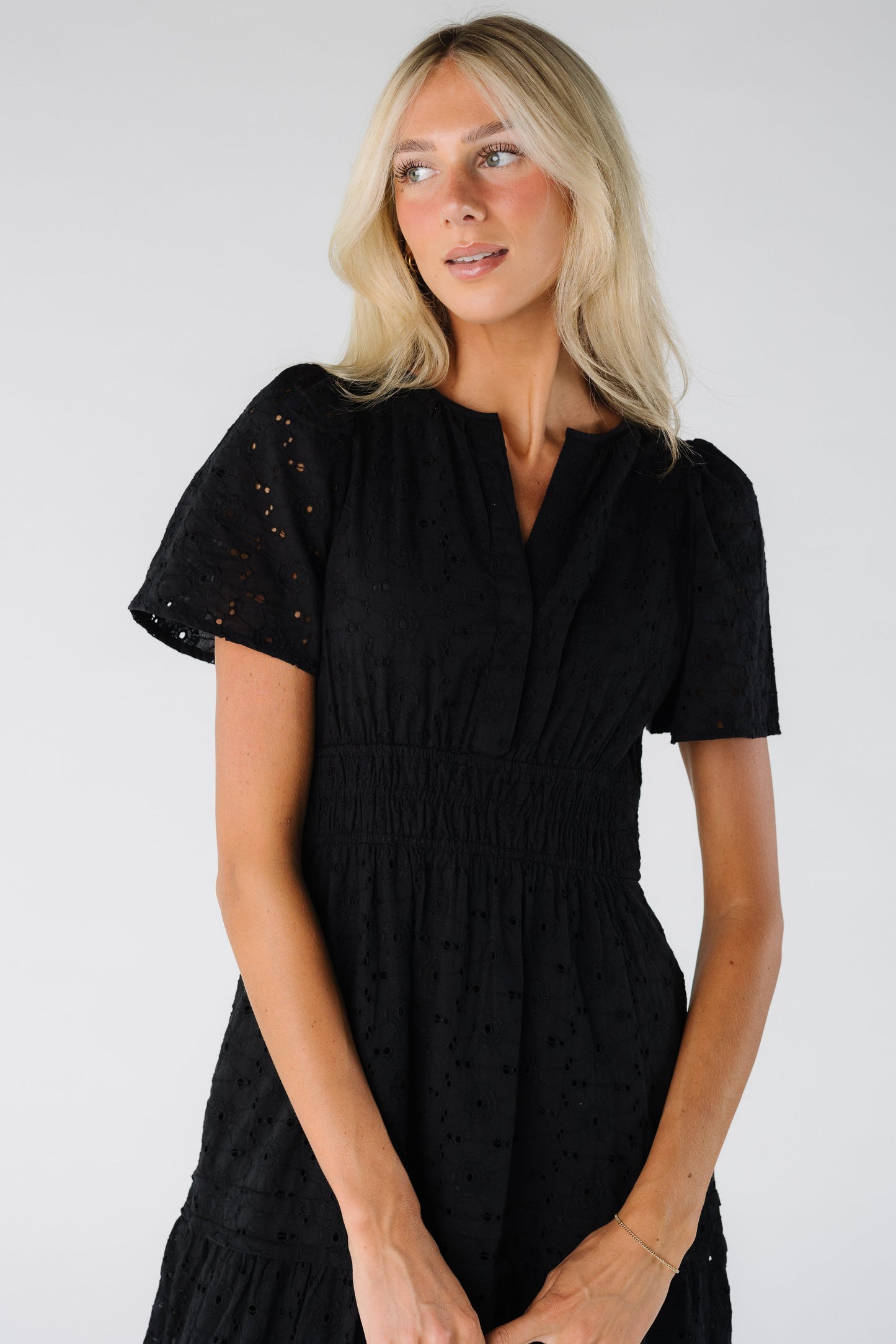 Citrus-Shae Dress - Black Eyelet WOMEN'S DRESS Citrus
