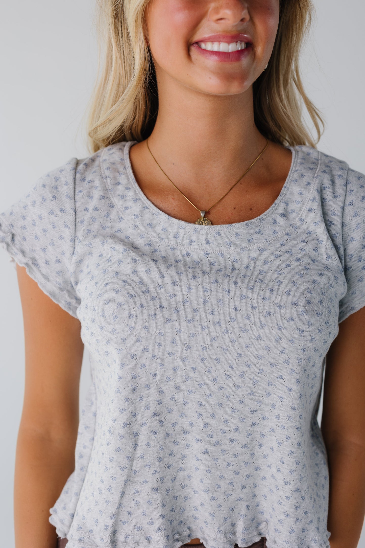 Brass & Roe Must Have Double Hem Tee- New WOMEN'S TOP brass & roe