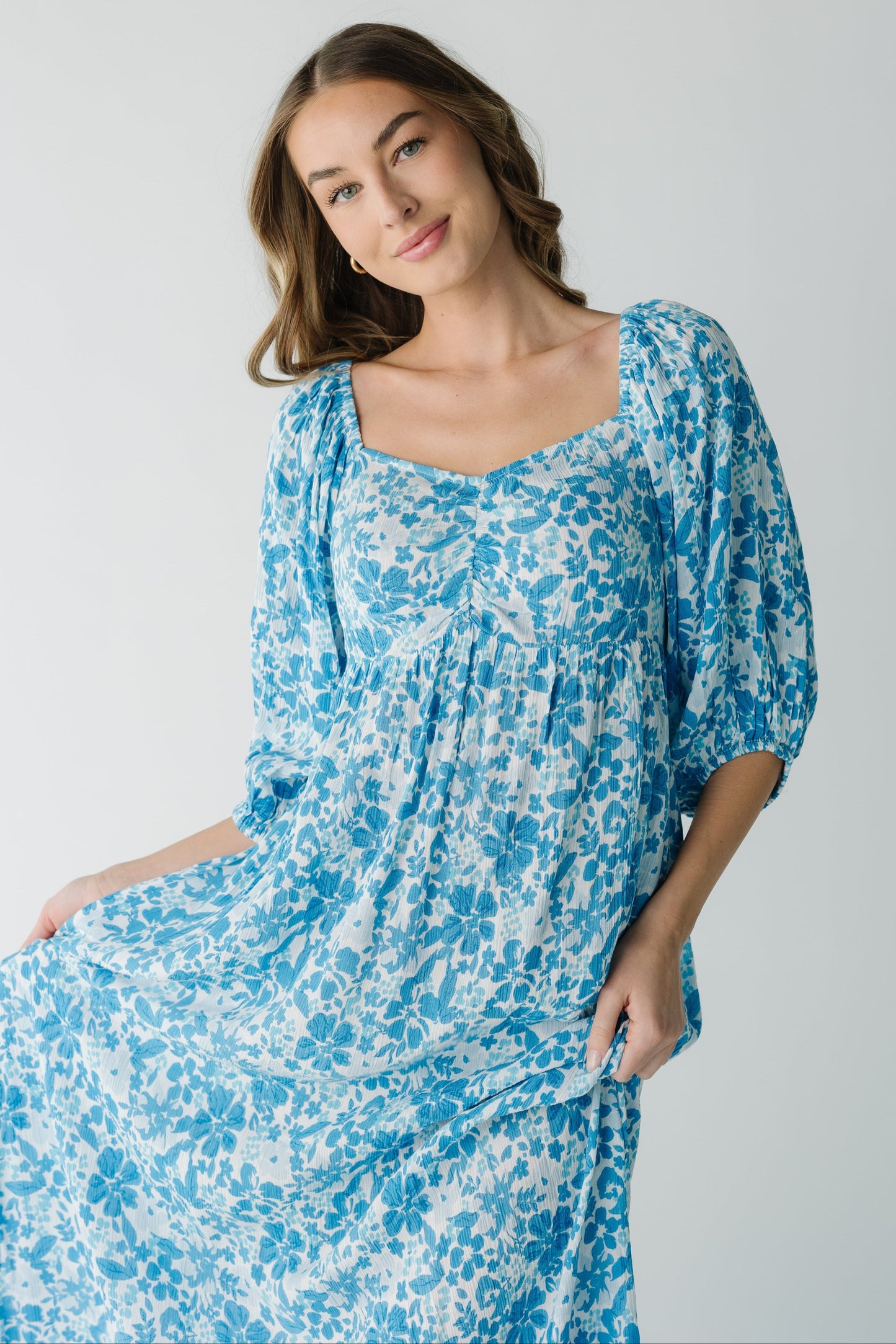 Crepe Print Dress WOMEN'S DRESS Citrus