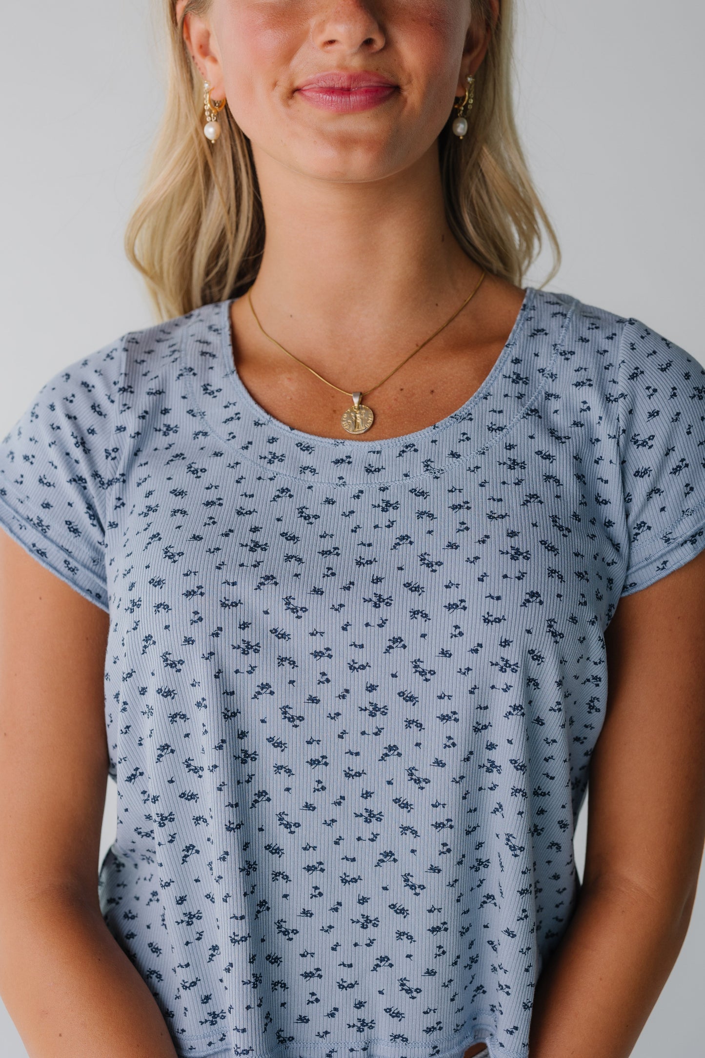 Brass & Roe Must Have Double Hem Tee- New WOMEN'S TOP brass & roe