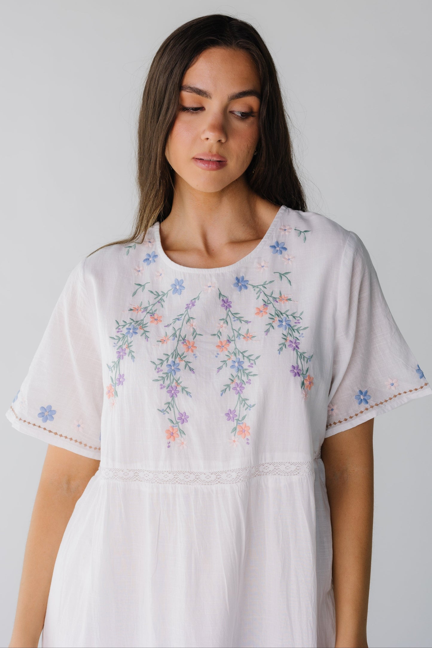 Citrus Spring Tiered Embroidered Dress WOMEN'S DRESS Citrus