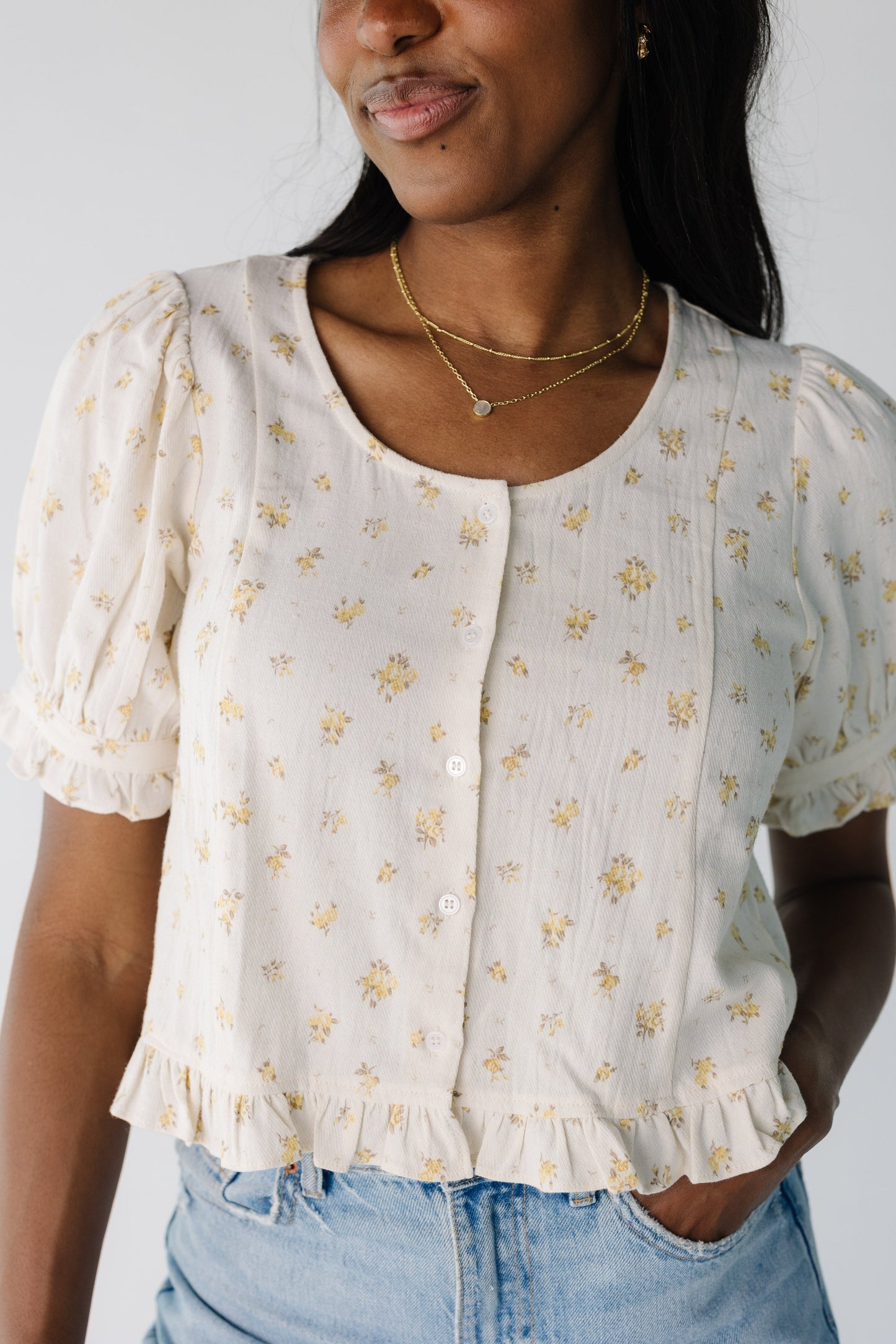 The Ditsy Luna Top WOMEN'S TOP Things Between