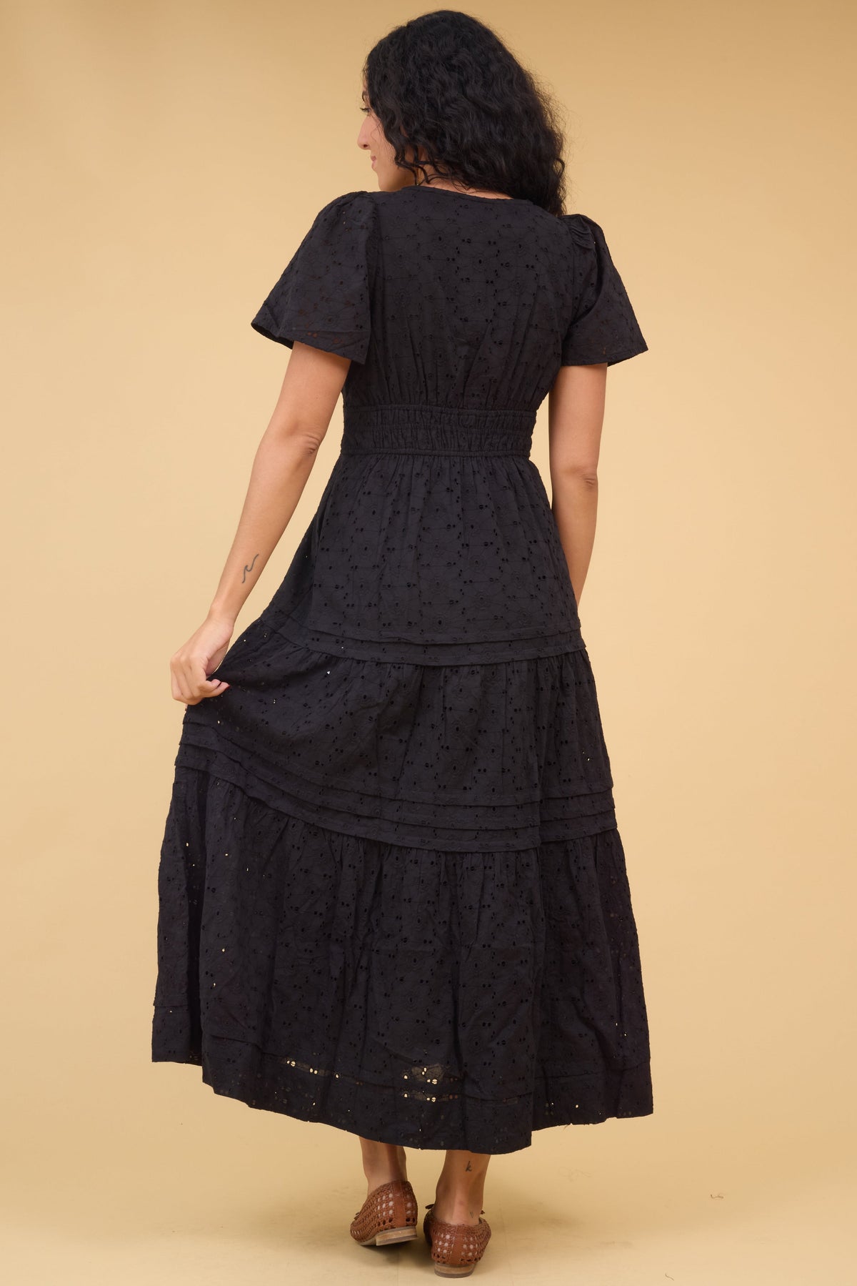 Citrus-Shae Dress - Black Eyelet WOMEN'S DRESS Citrus