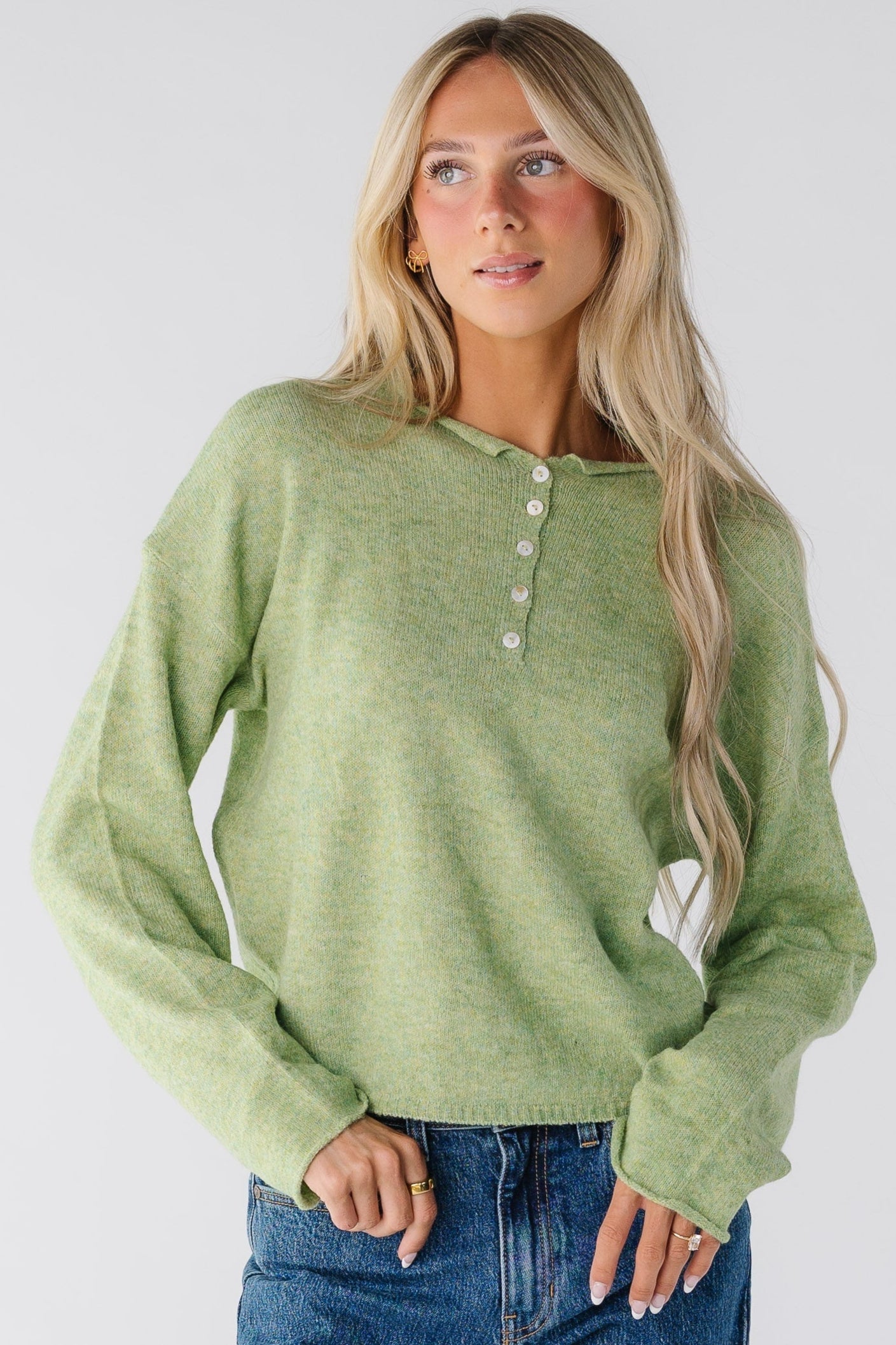 Gracie Henley Pullover Sweater WOMEN'S SWEATERS Things Between Matcha S
