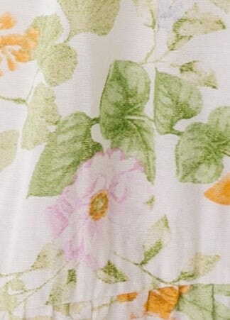 Ivory floral swatch