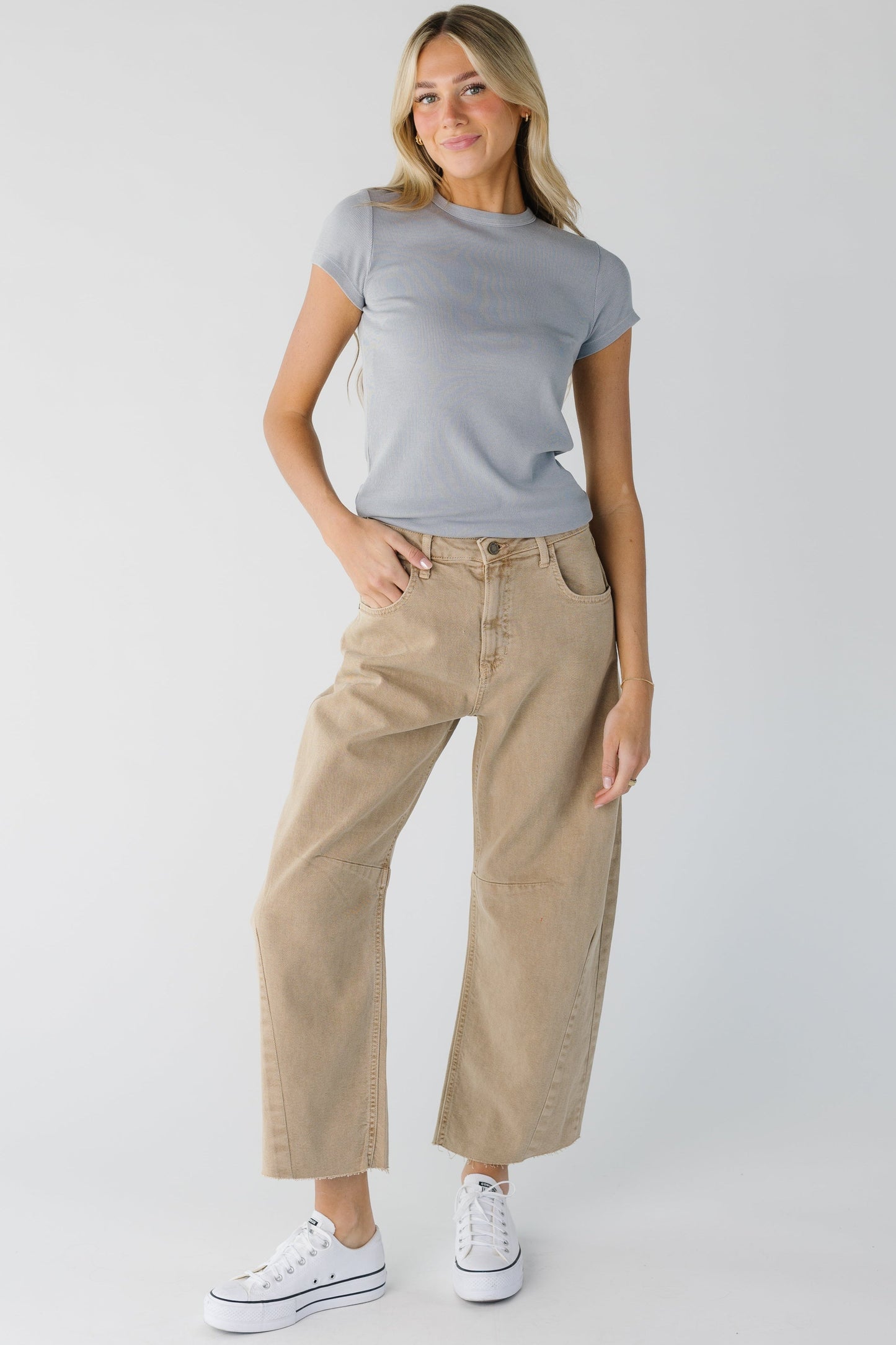Lexie Barrel Jean WOMEN'S JEANS Just Panmaco Inc.