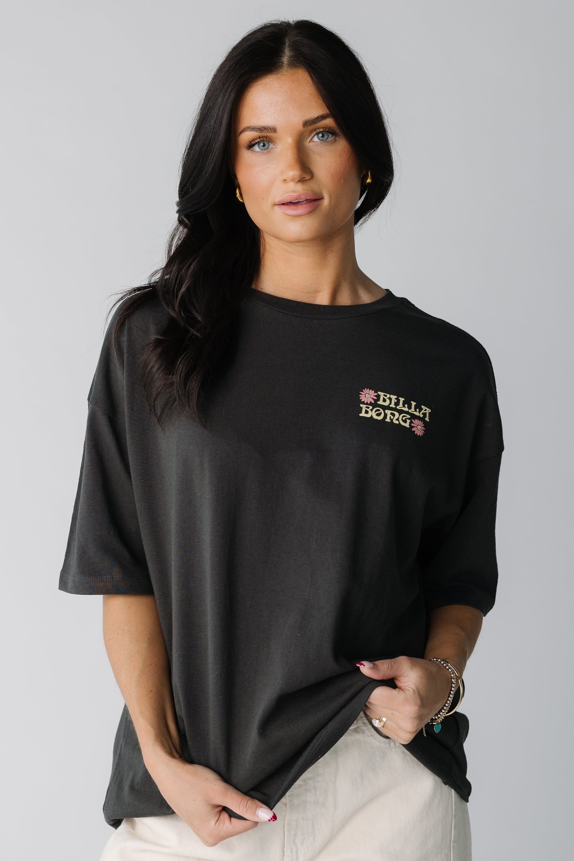 Billabong Out Until Dawn S/S Tee  in black