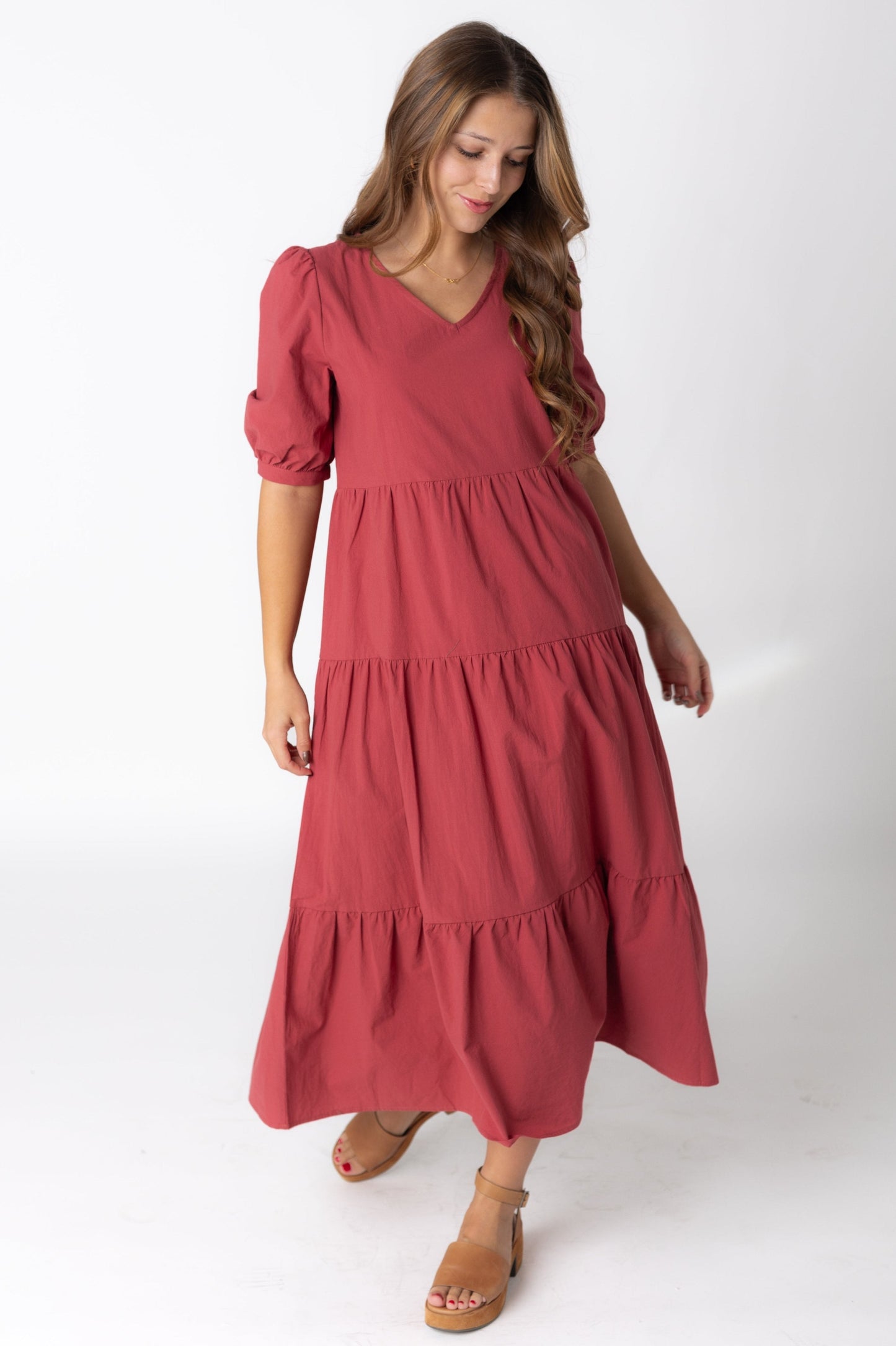 Brass & Roe Jayden V-Neck Dress WOMEN'S DRESS brass & roe