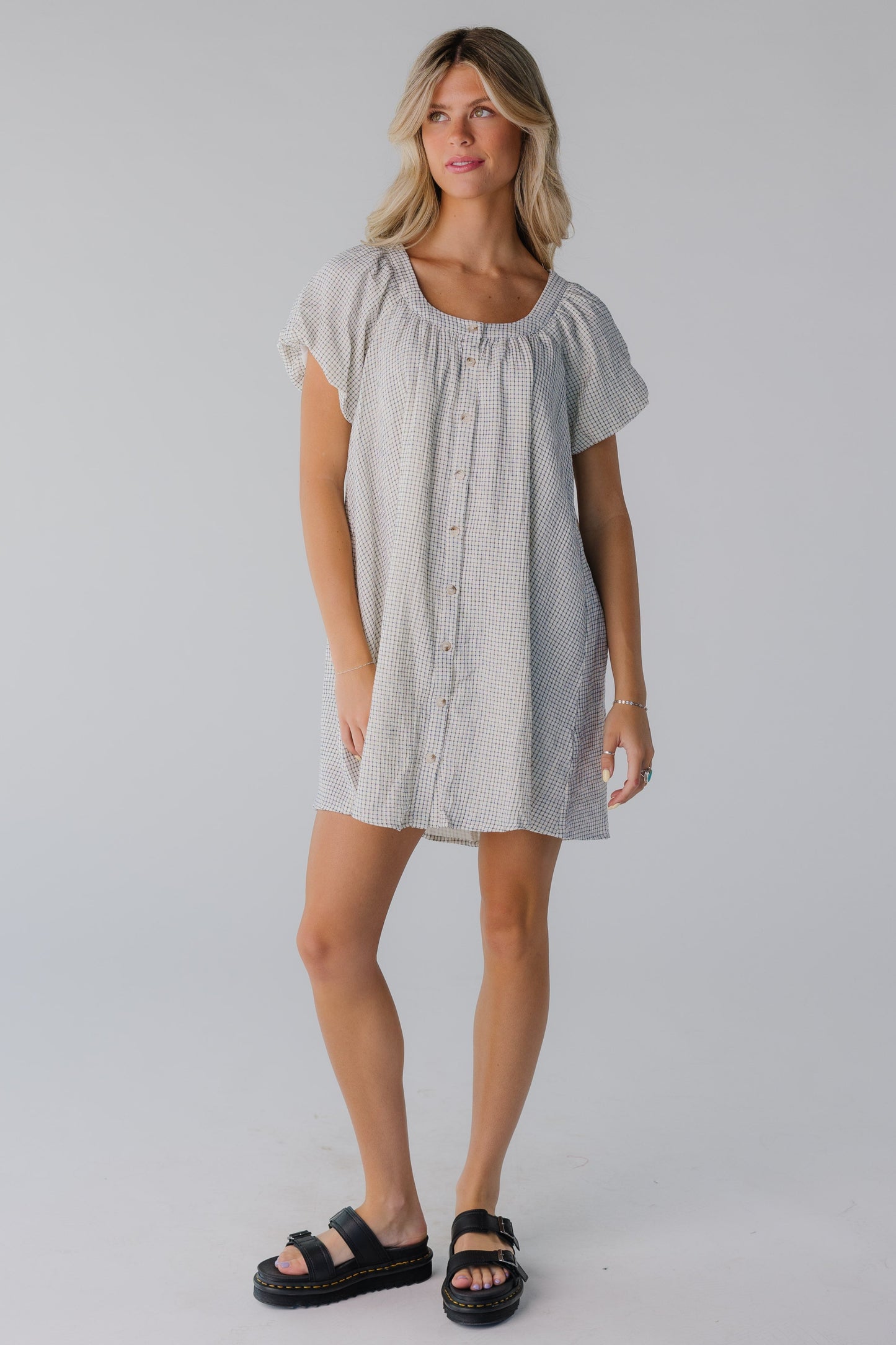 Brass & Roe Ellie Gauze Print Dress WOMEN'S DRESS brass & roe