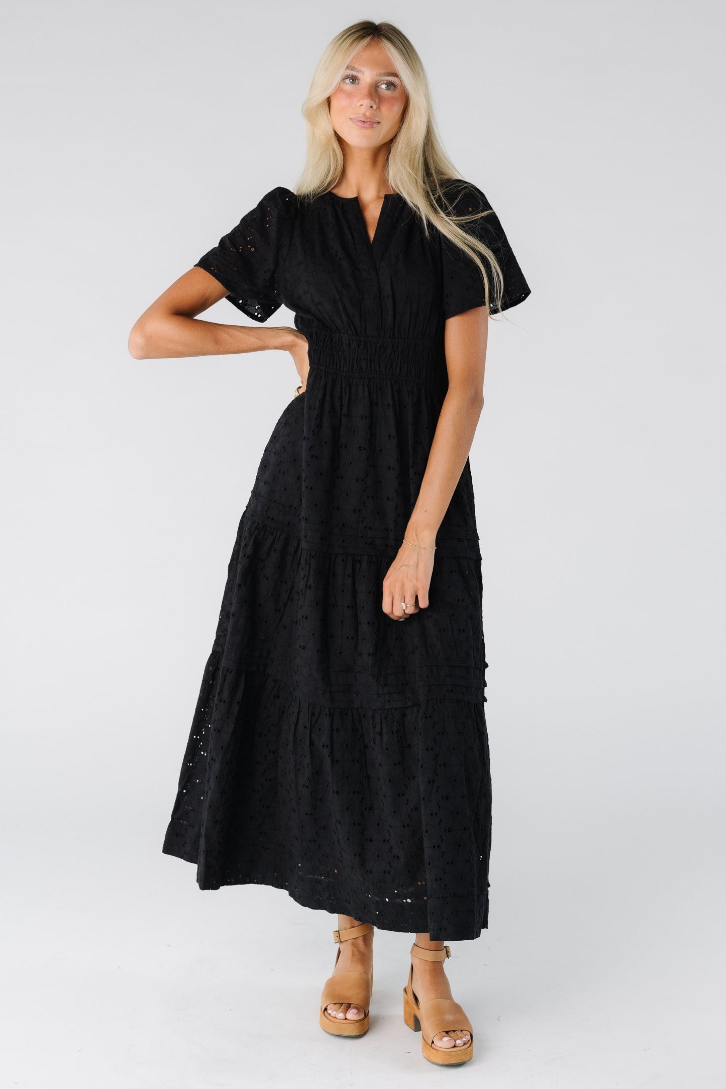 Citrus-Shae Dress - Black Eyelet WOMEN'S DRESS Citrus