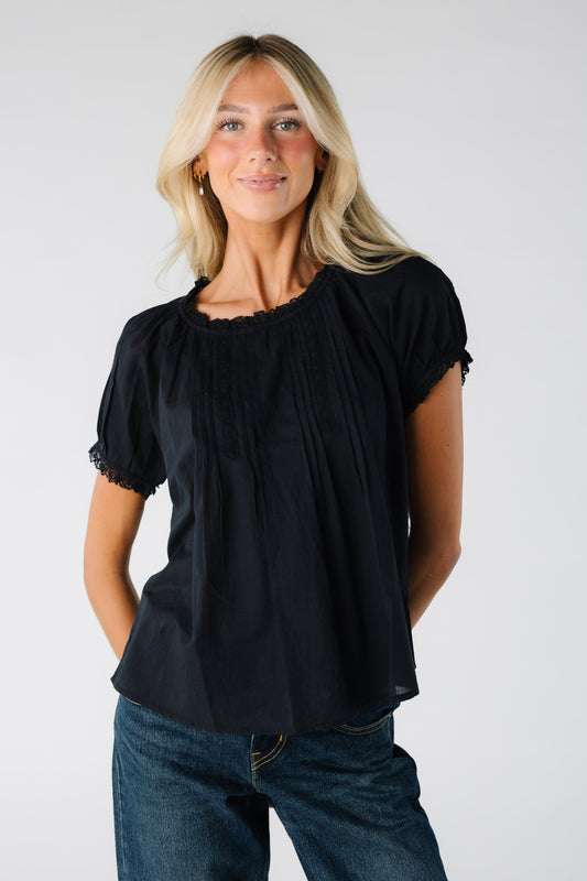 Citrus Elliot Blouse WOMEN'S TOP Citrus Black XS