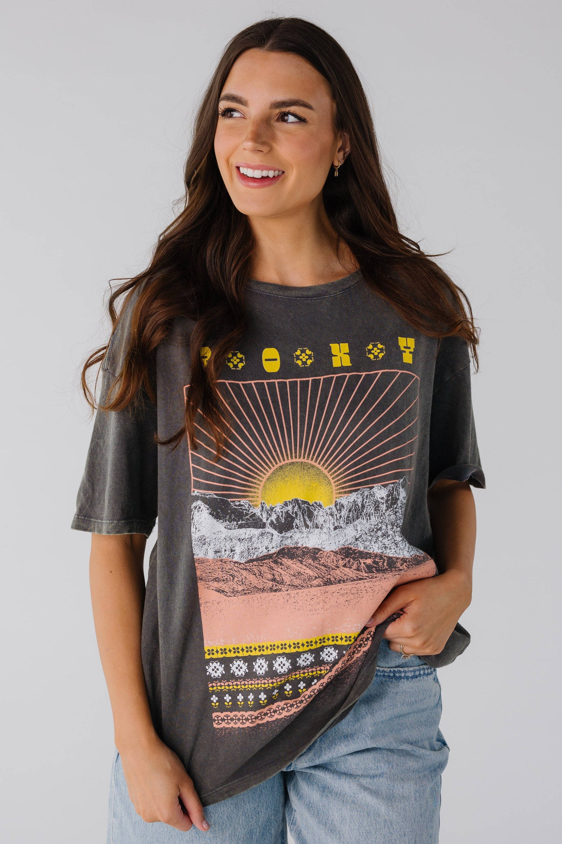 Oversize Roxy graphic tee  ARJZT07974