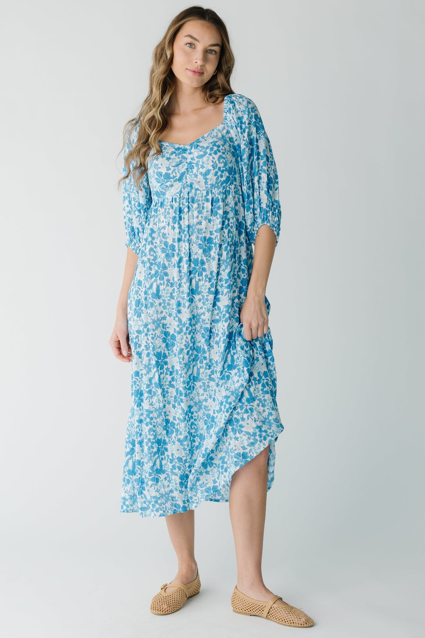Crepe Print Dress WOMEN'S DRESS Citrus
