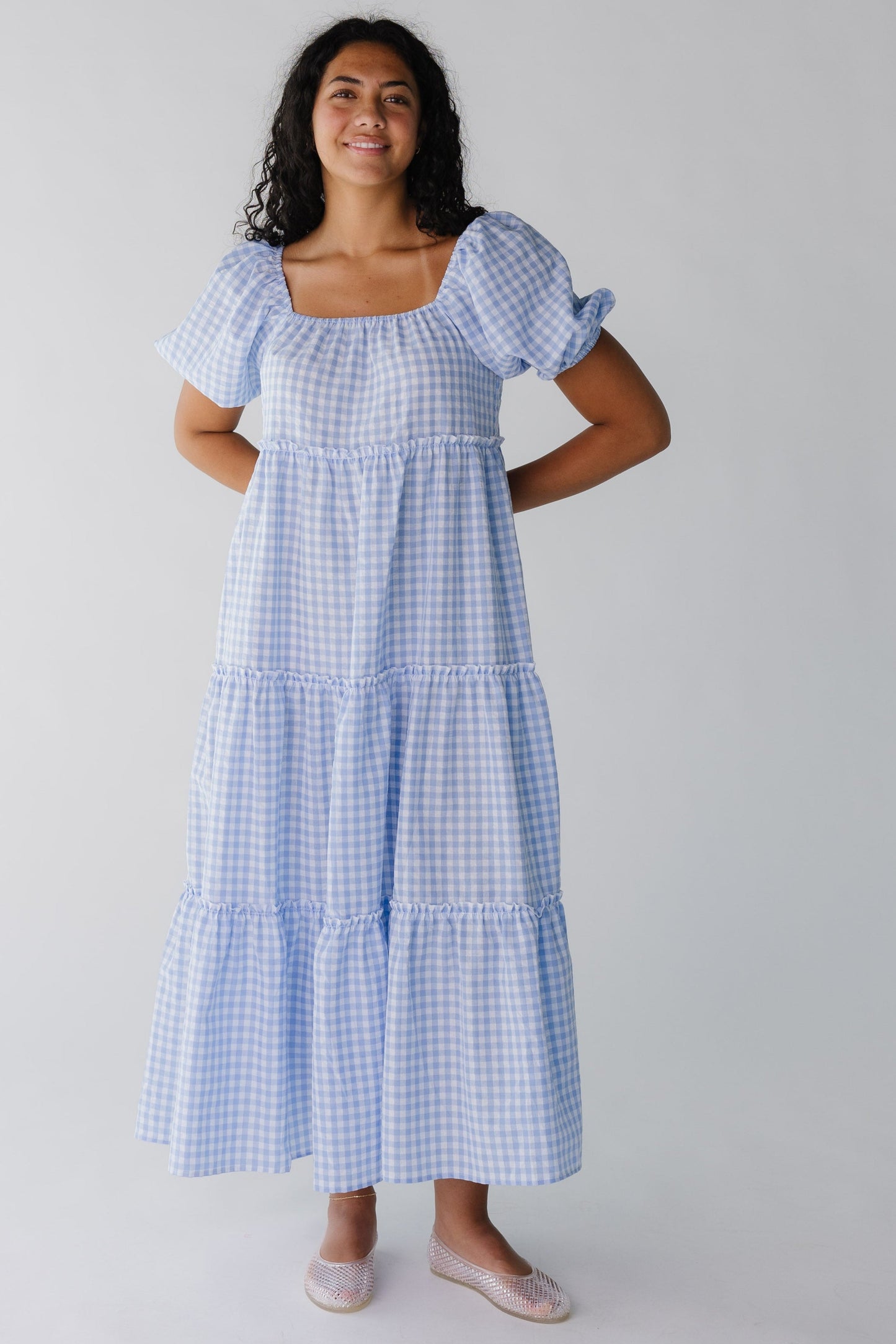 Brass & Roe Charity Tiered Midi Dress WOMEN'S DRESS brass & roe