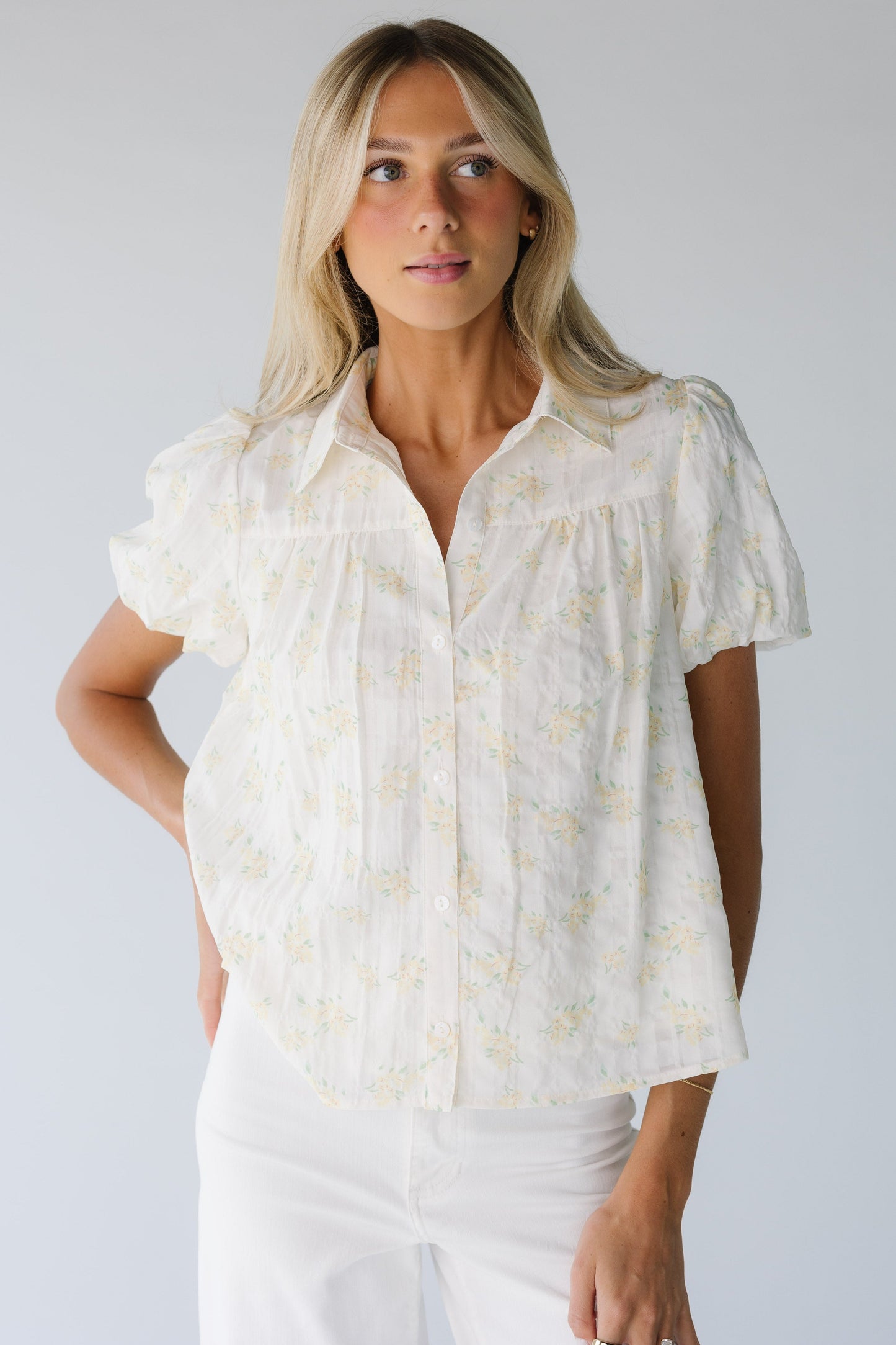 Judy Button Down Blouse WOMEN'S TOP In February